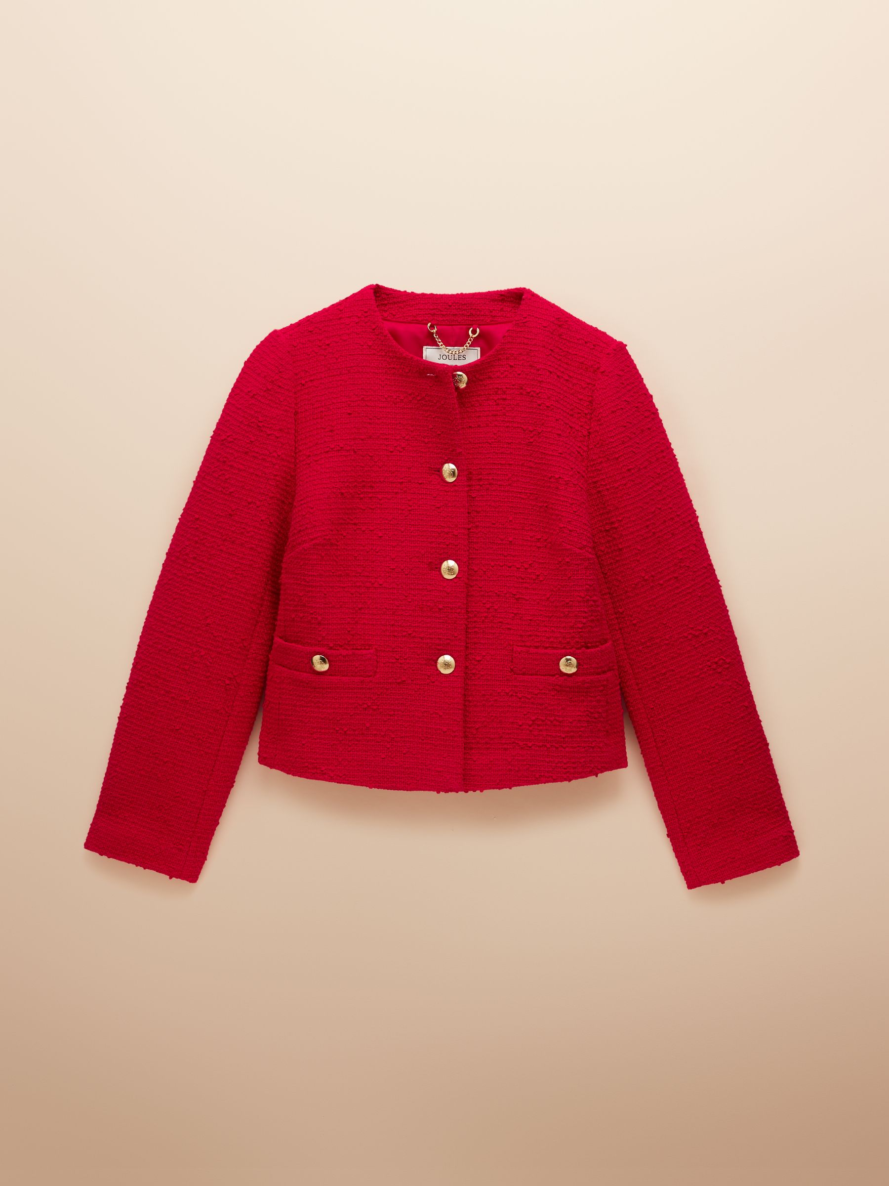 Hampstead Red Boucle Jacket - Image 6 of 6