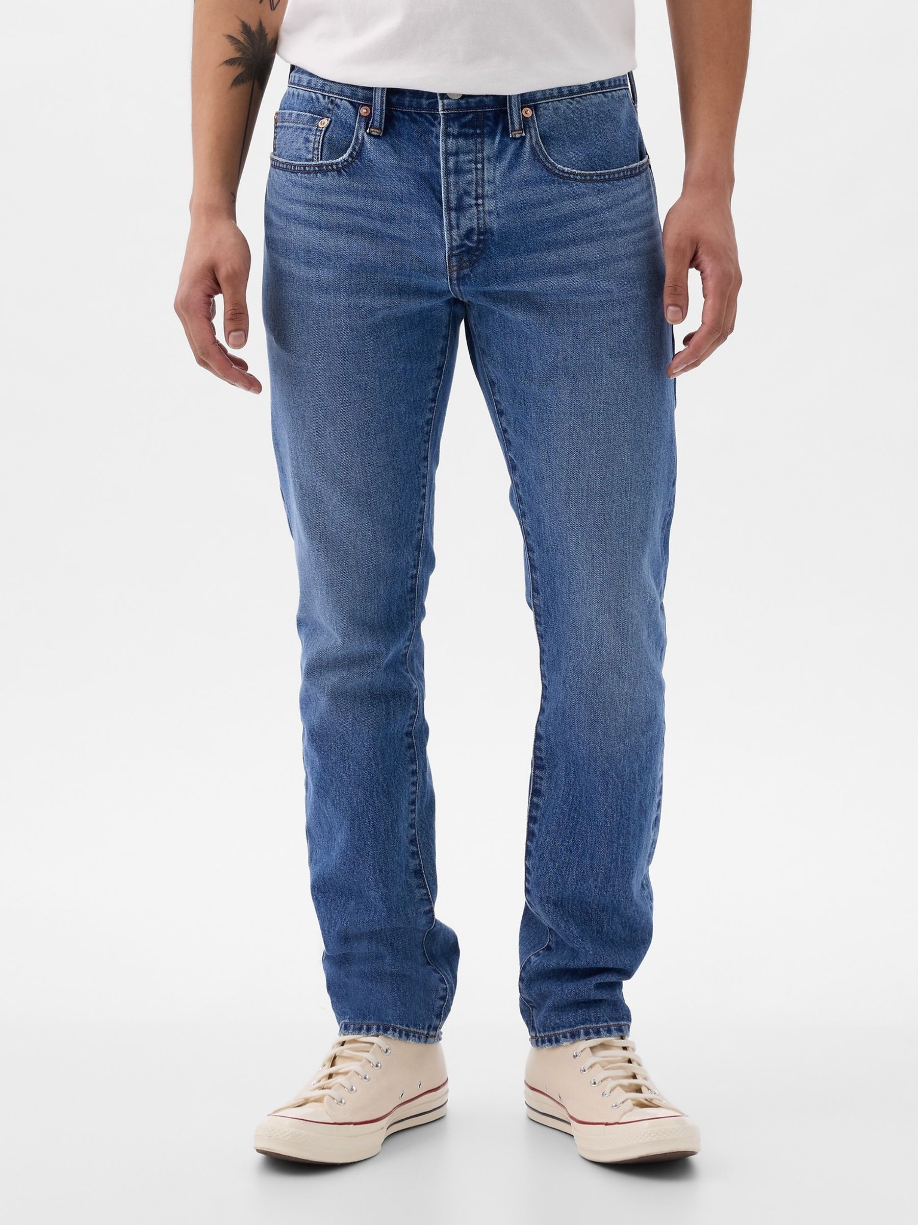 Blue Slim Fit Selvedge Jeans - Image 2 of 5