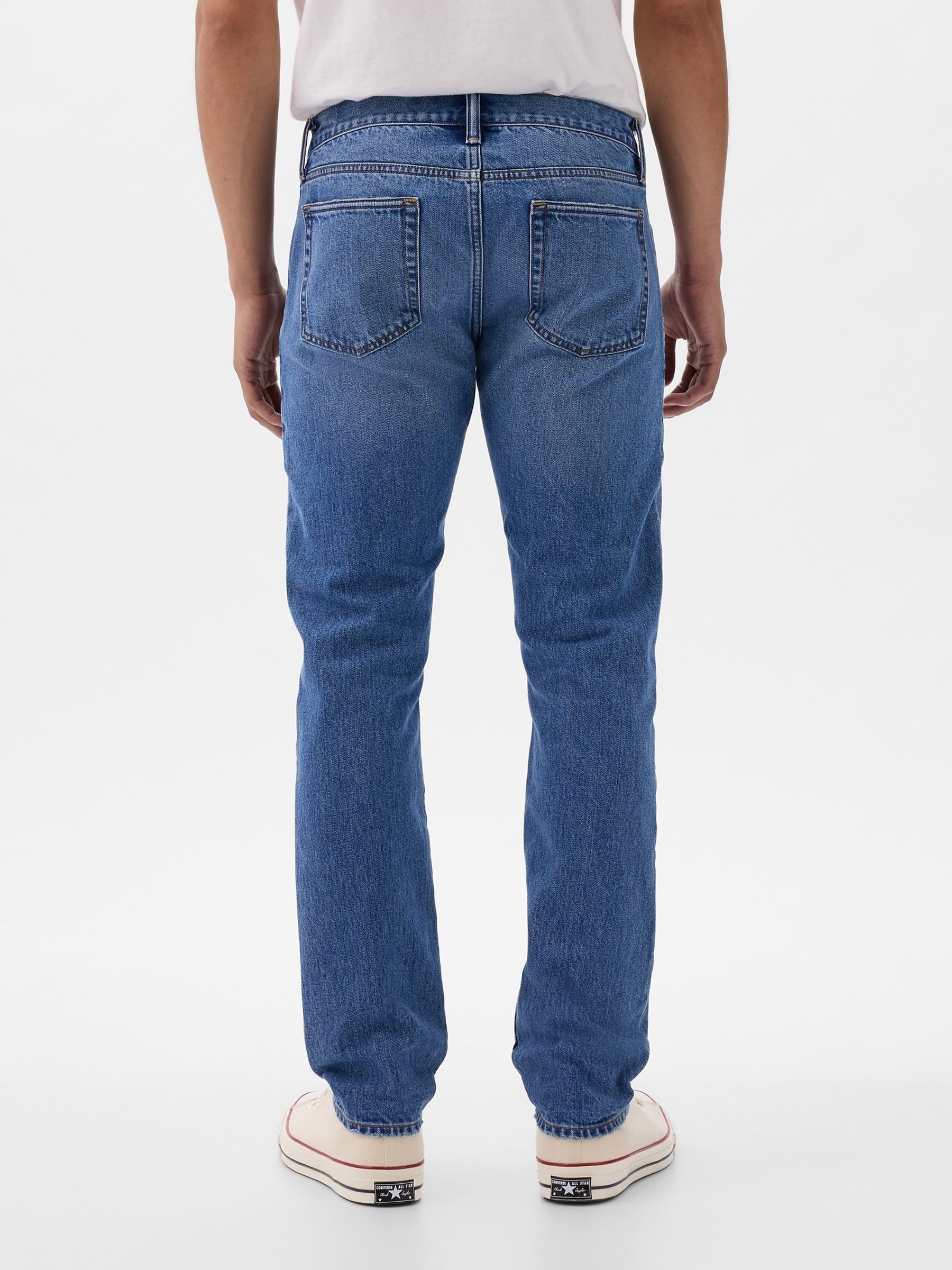 Blue Slim Fit Selvedge Jeans - Image 3 of 5