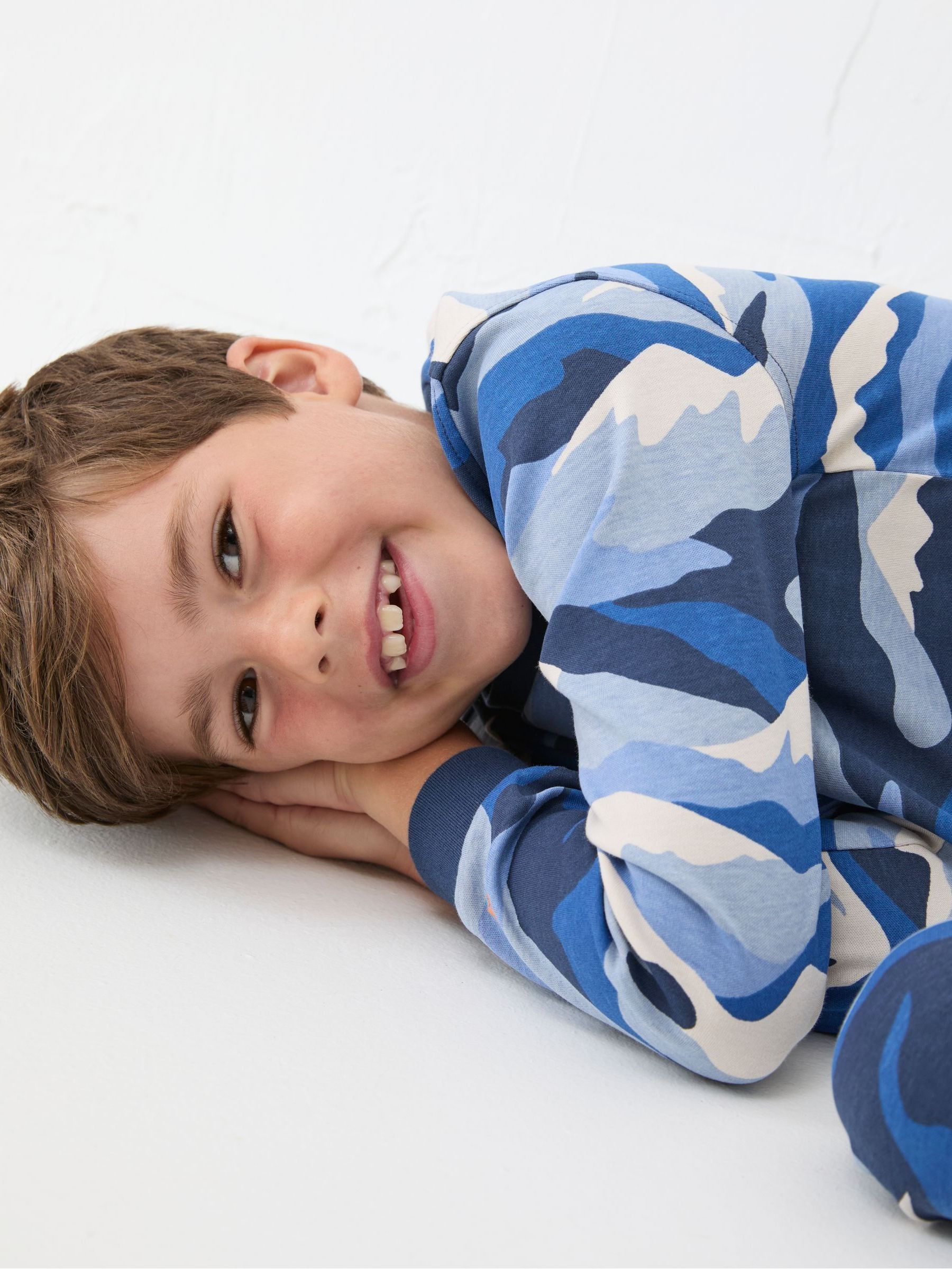 Camo Print PJ Set Navy Camo Print 100% Cotton Pyjama Set - Image 5 of 5