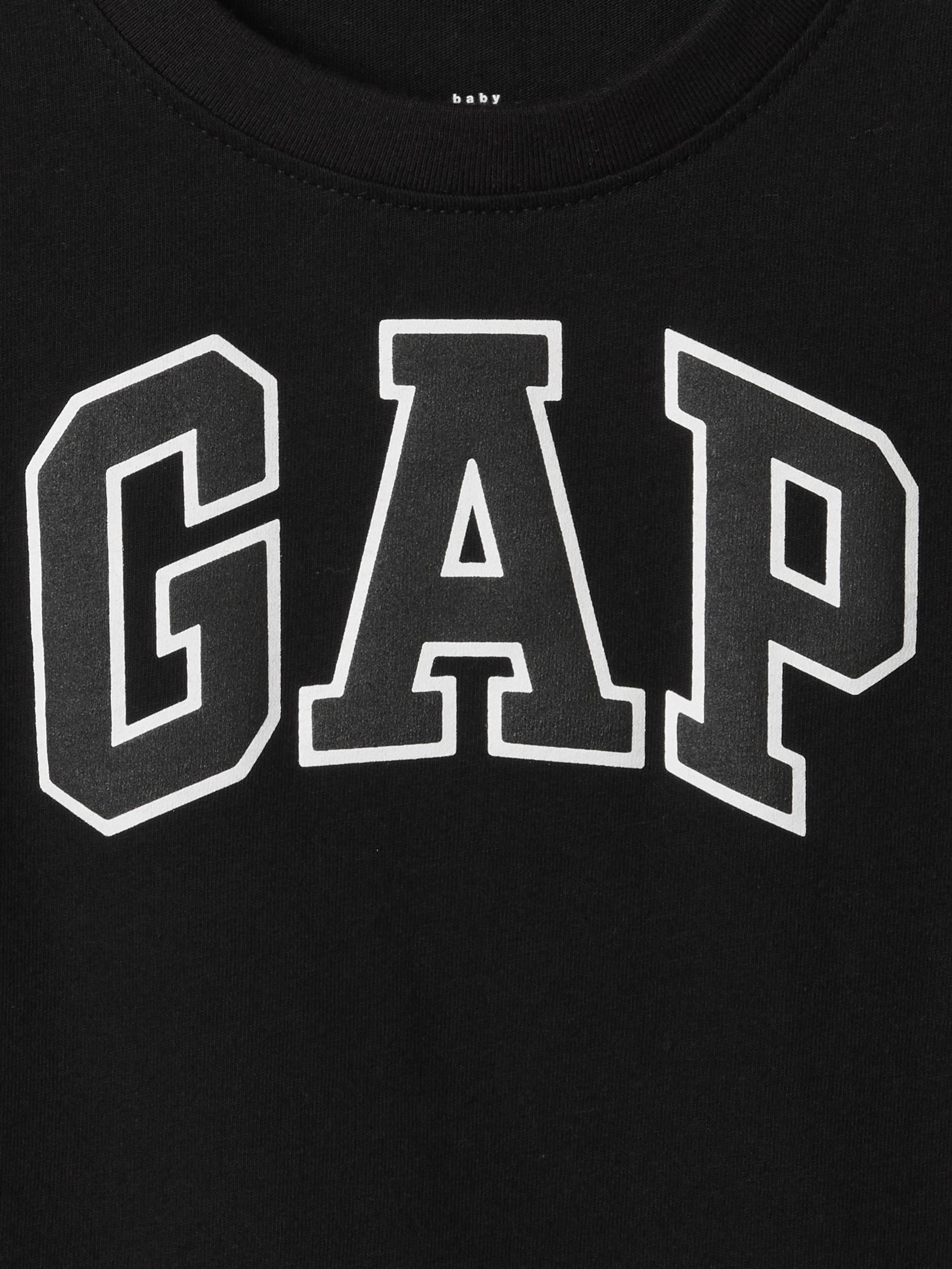 Black Logo Short Sleeve Crew Neck T-Shirt (Newborn-5yrs) - Image 3 of 3