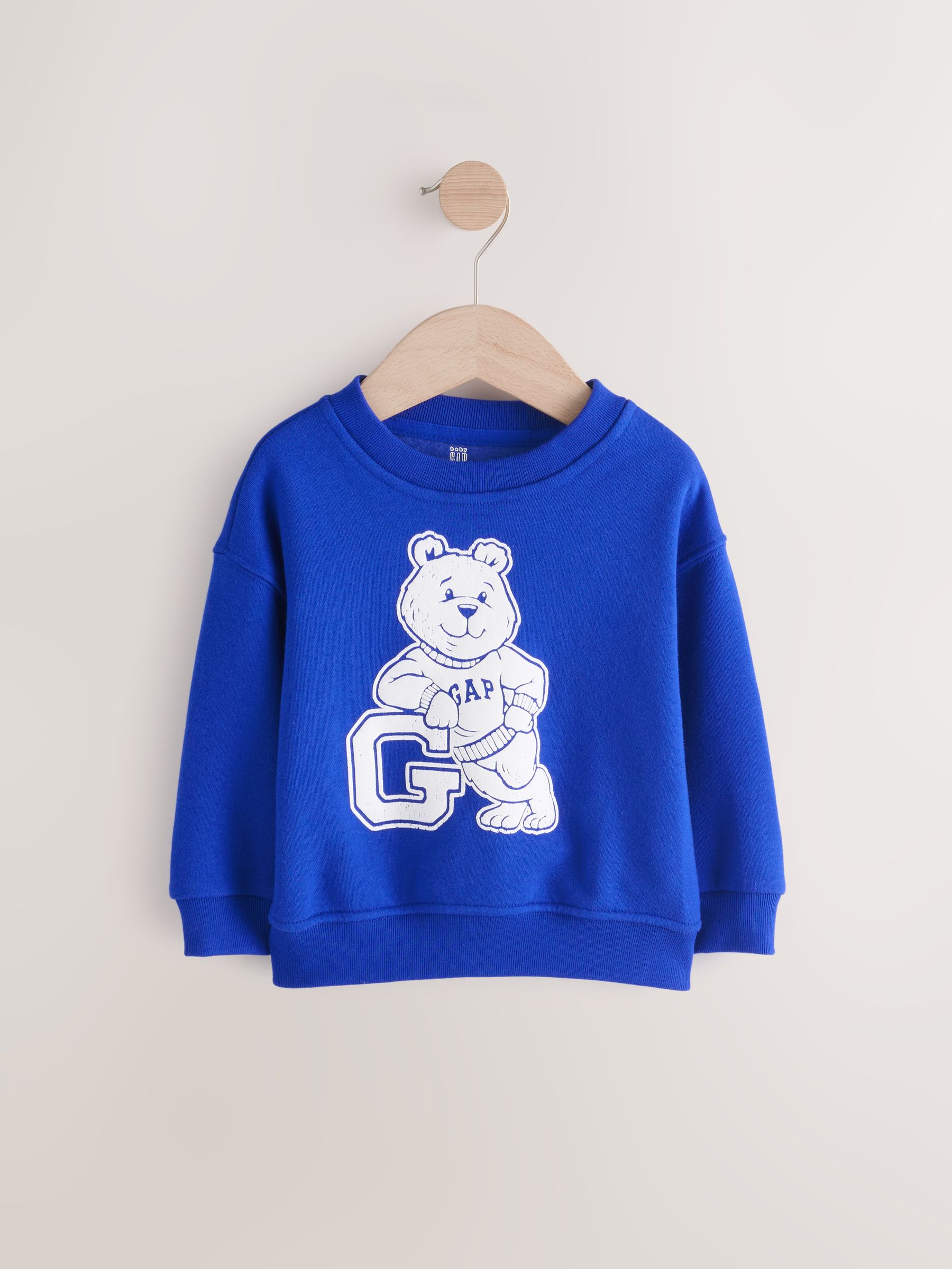 Blue Vintage Soft Logo Jumper (6mths-5yrs) - Image 1 of 4