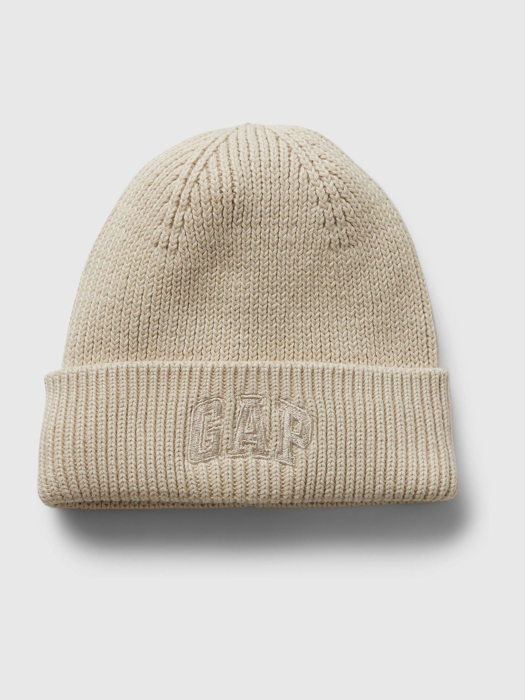 Beige Toddler Logo Beanie Hat (1-3yrs) | Gap
