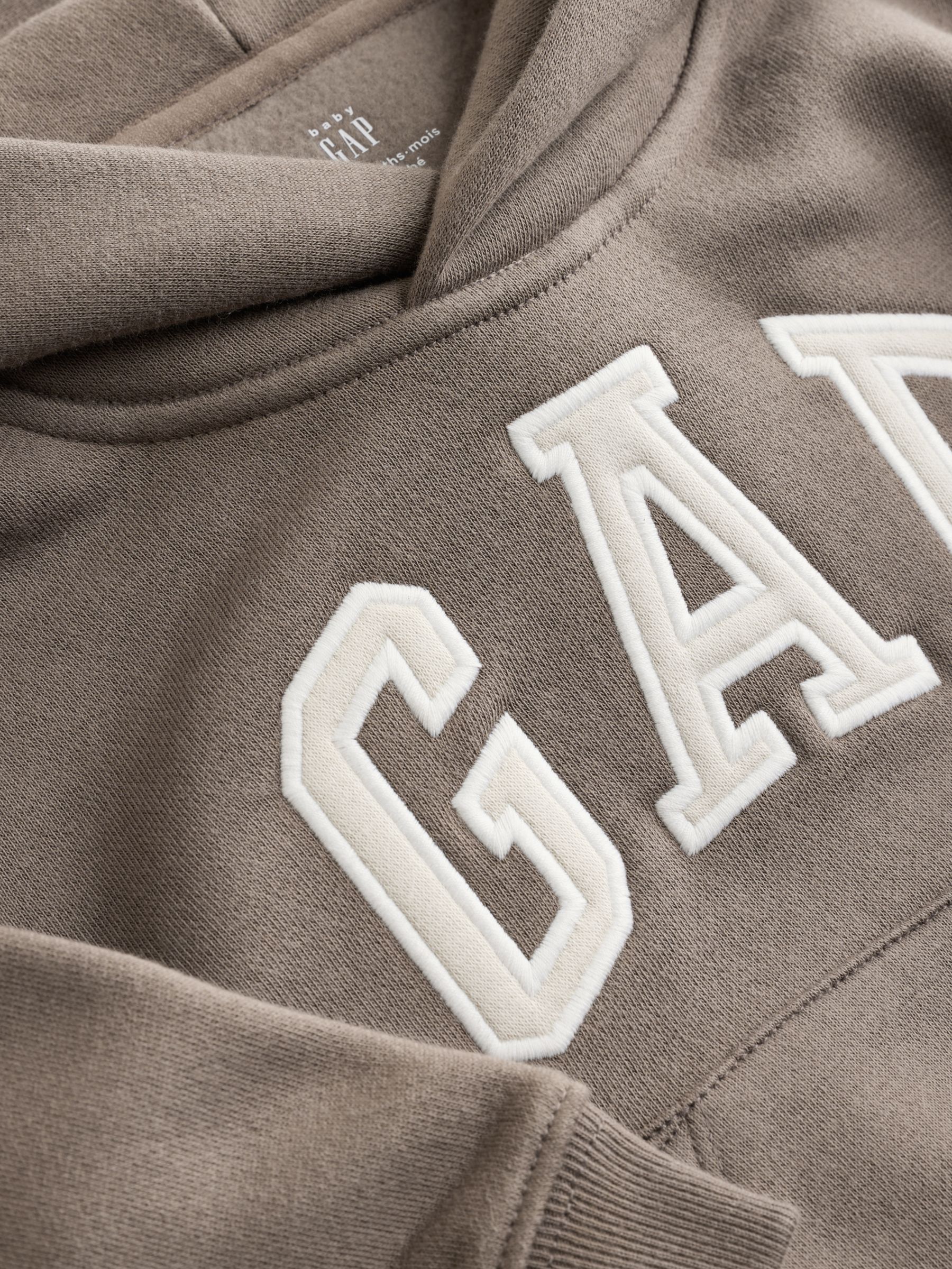 Brown Original Logo Hoodie (6mths-5yrs) - Image 3 of 4