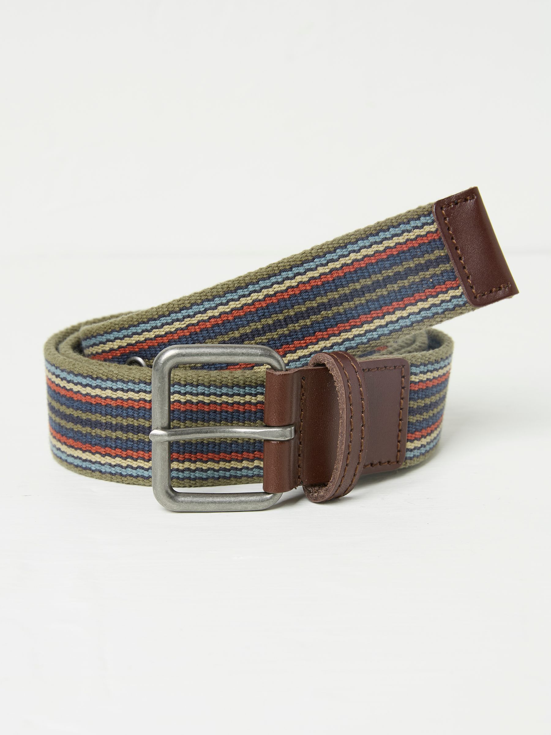 Khaki Green Rune Webbing Belt - Image 1 of 2