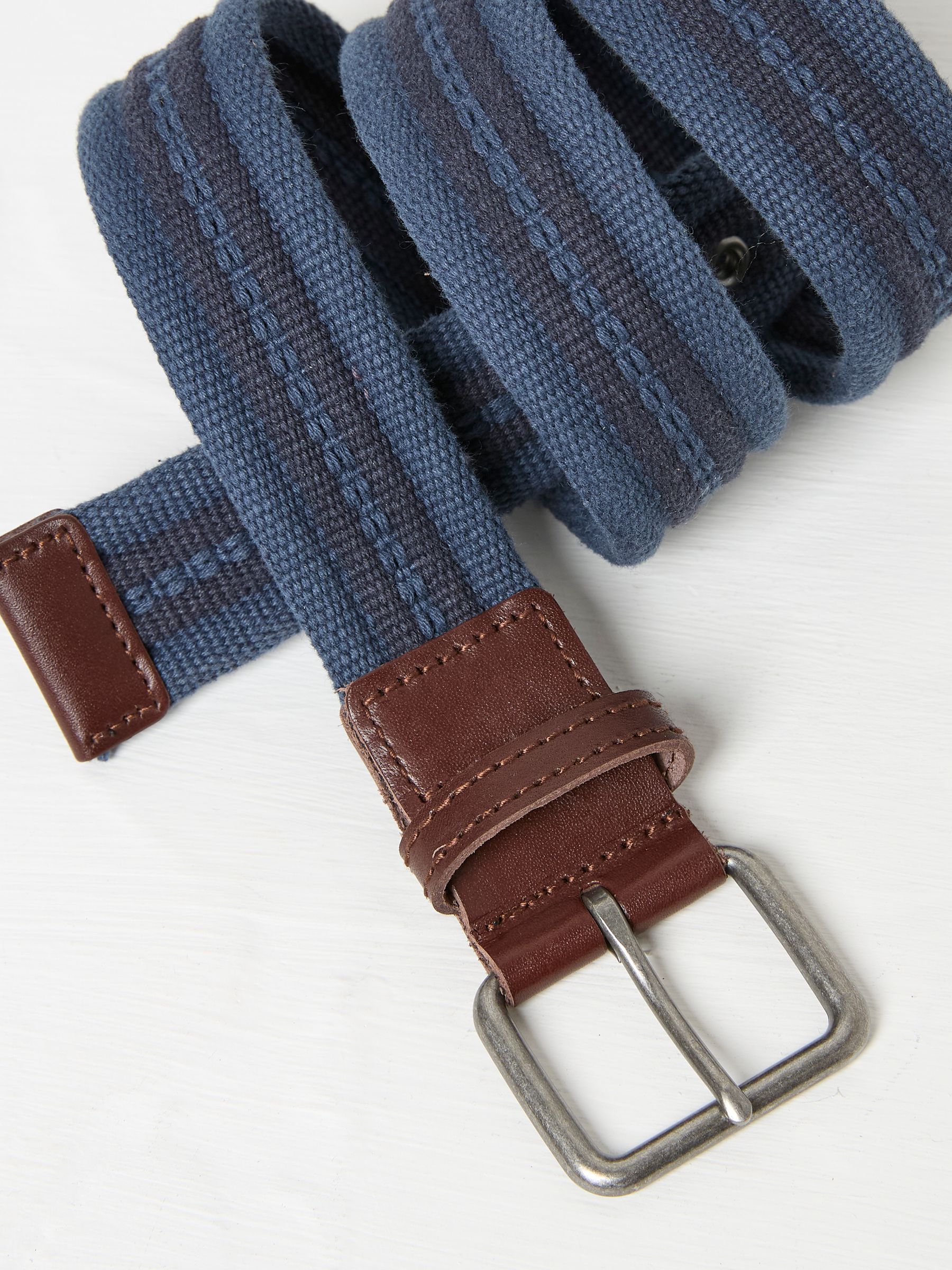 Navy Blue Kai Webbing Belt - Image 2 of 2