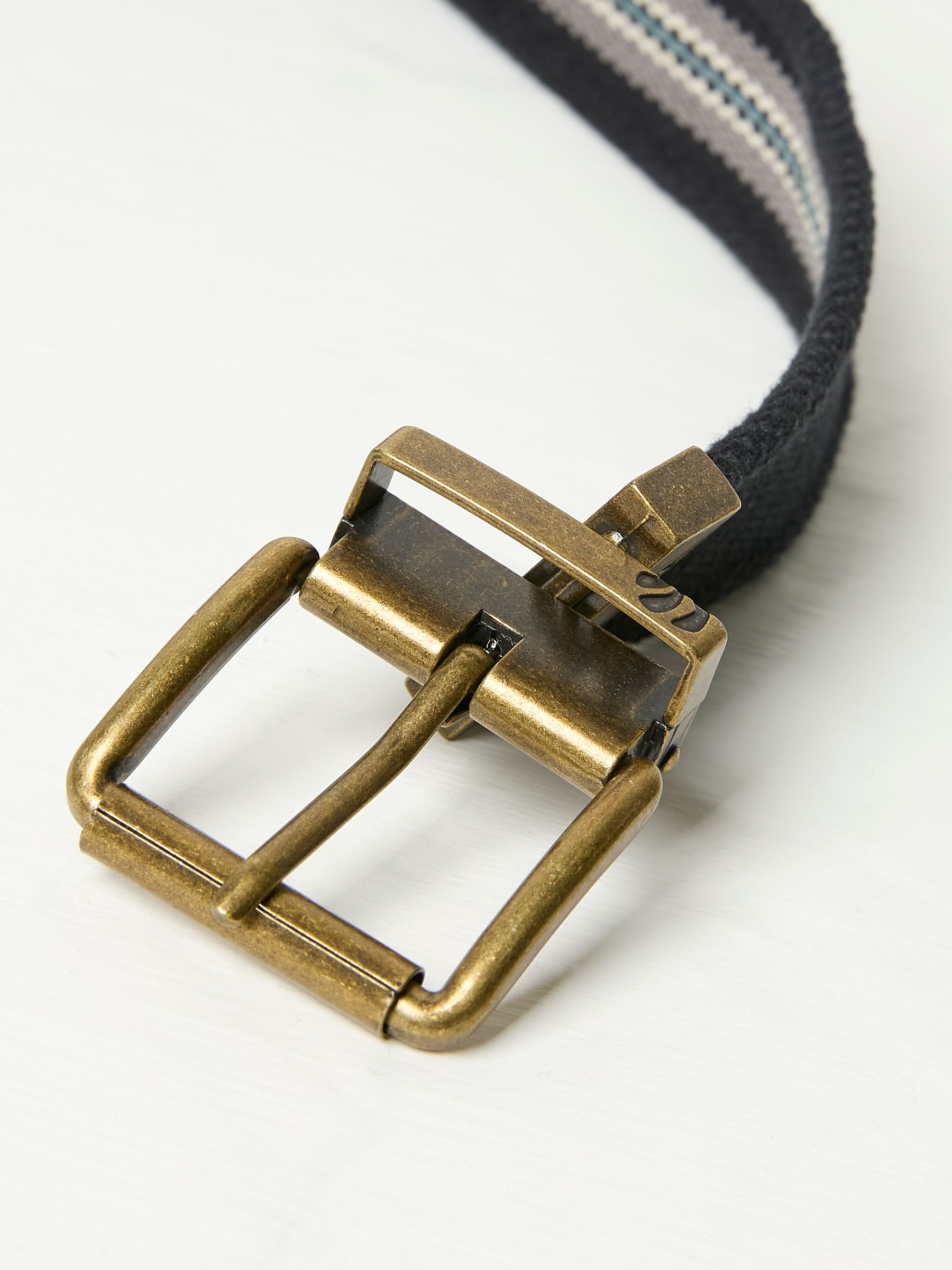 Washed Black Reversible Webbing Belt - Image 3 of 3