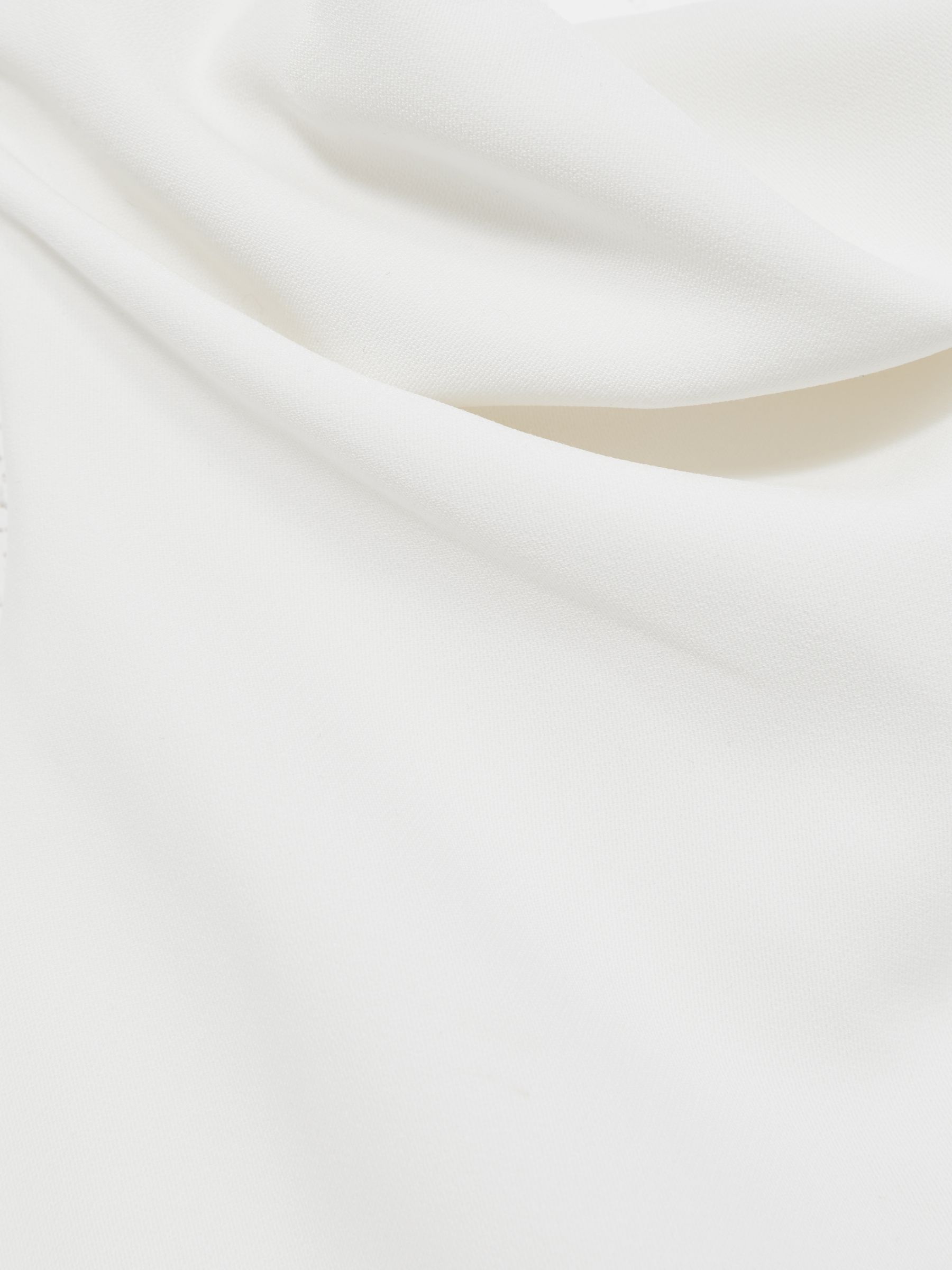 9-13 yrs High-Neck Drape Back Dress in Ivory - Image 4 of 4