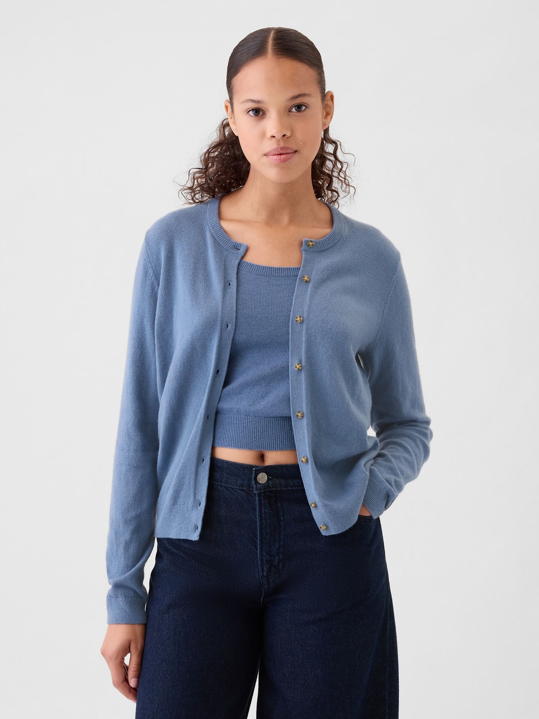 Blue CashSoft Cardigan - Image 1 of 1