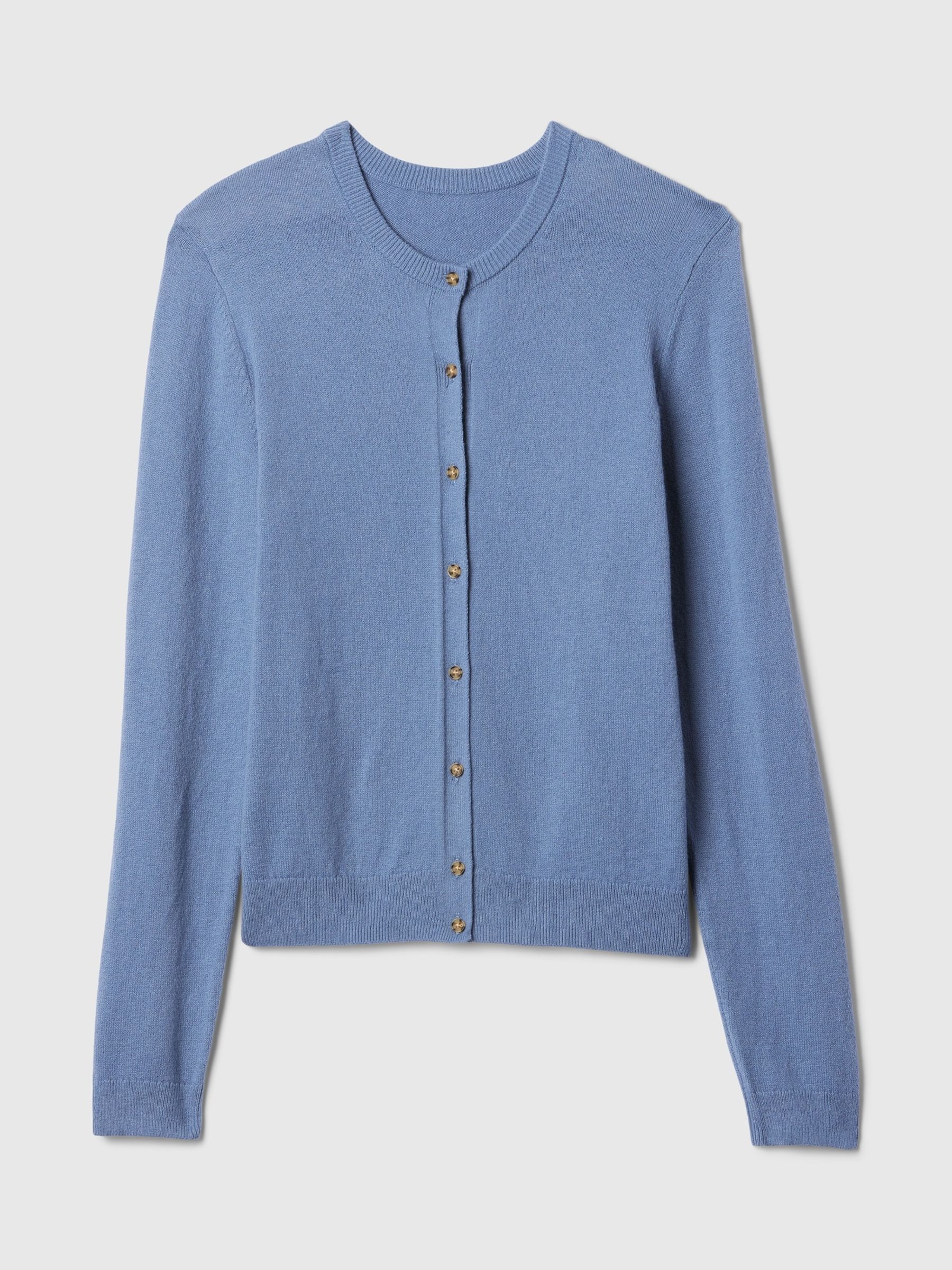 Blue CashSoft Cardigan - Image 5 of 5