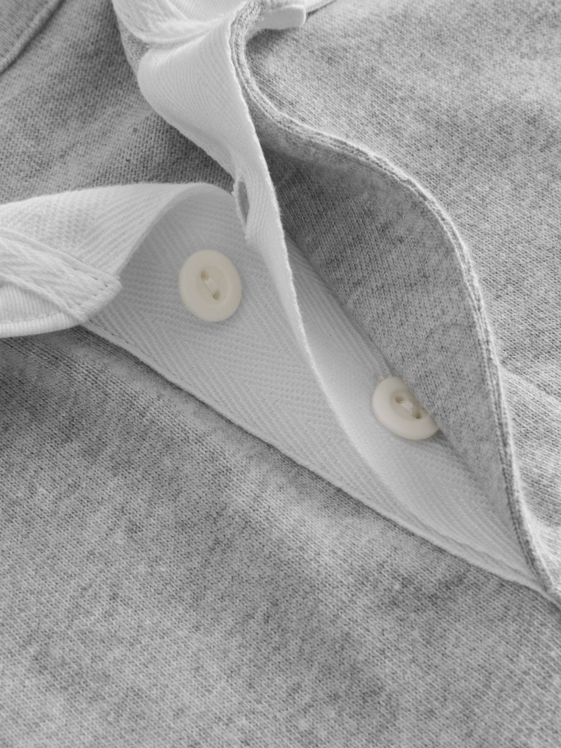 Grey Rugby Polo Shirt - Image 4 of 4