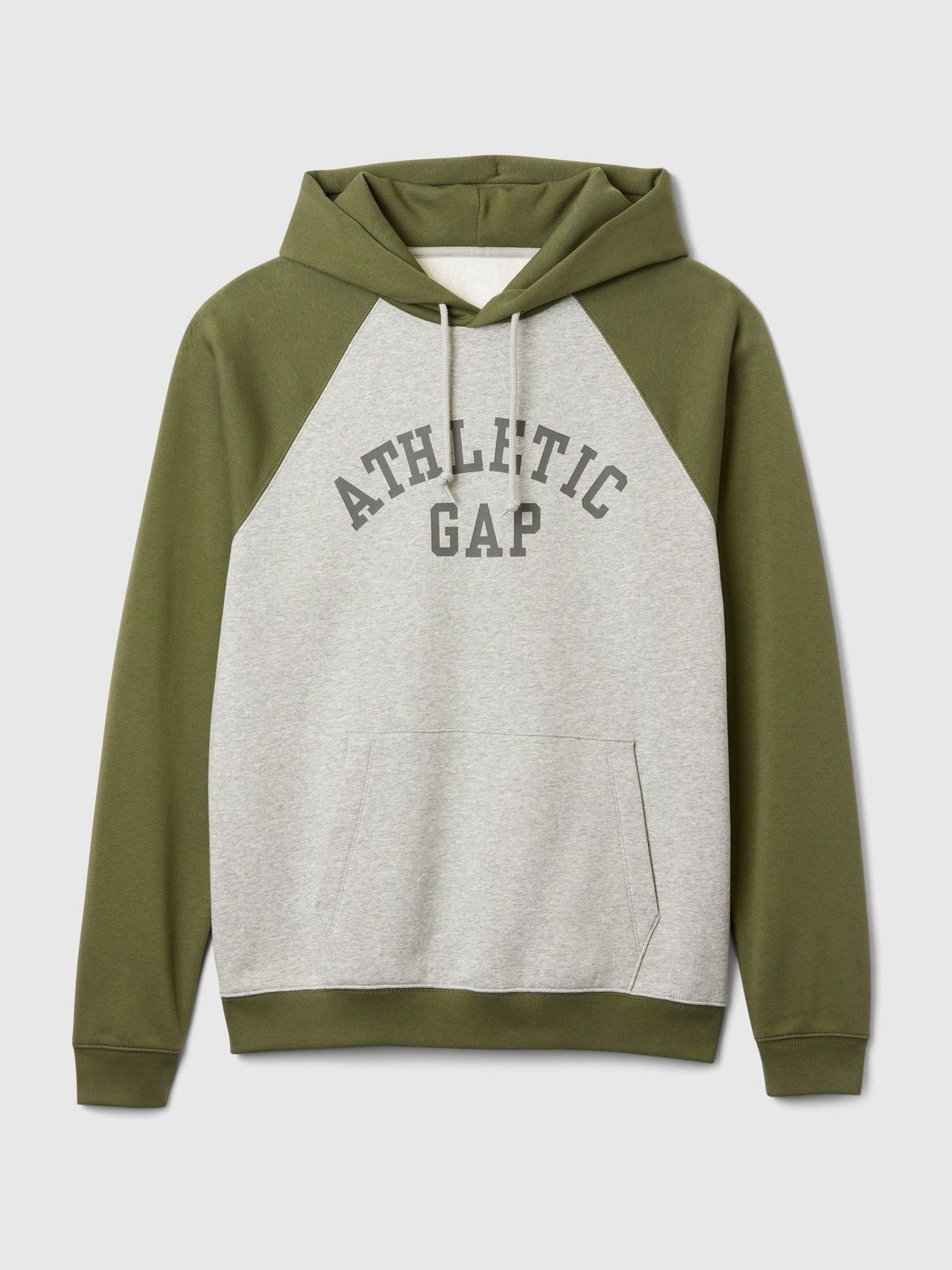 Green/Grey Athletic Logo Hoodie - Image 5 of 5