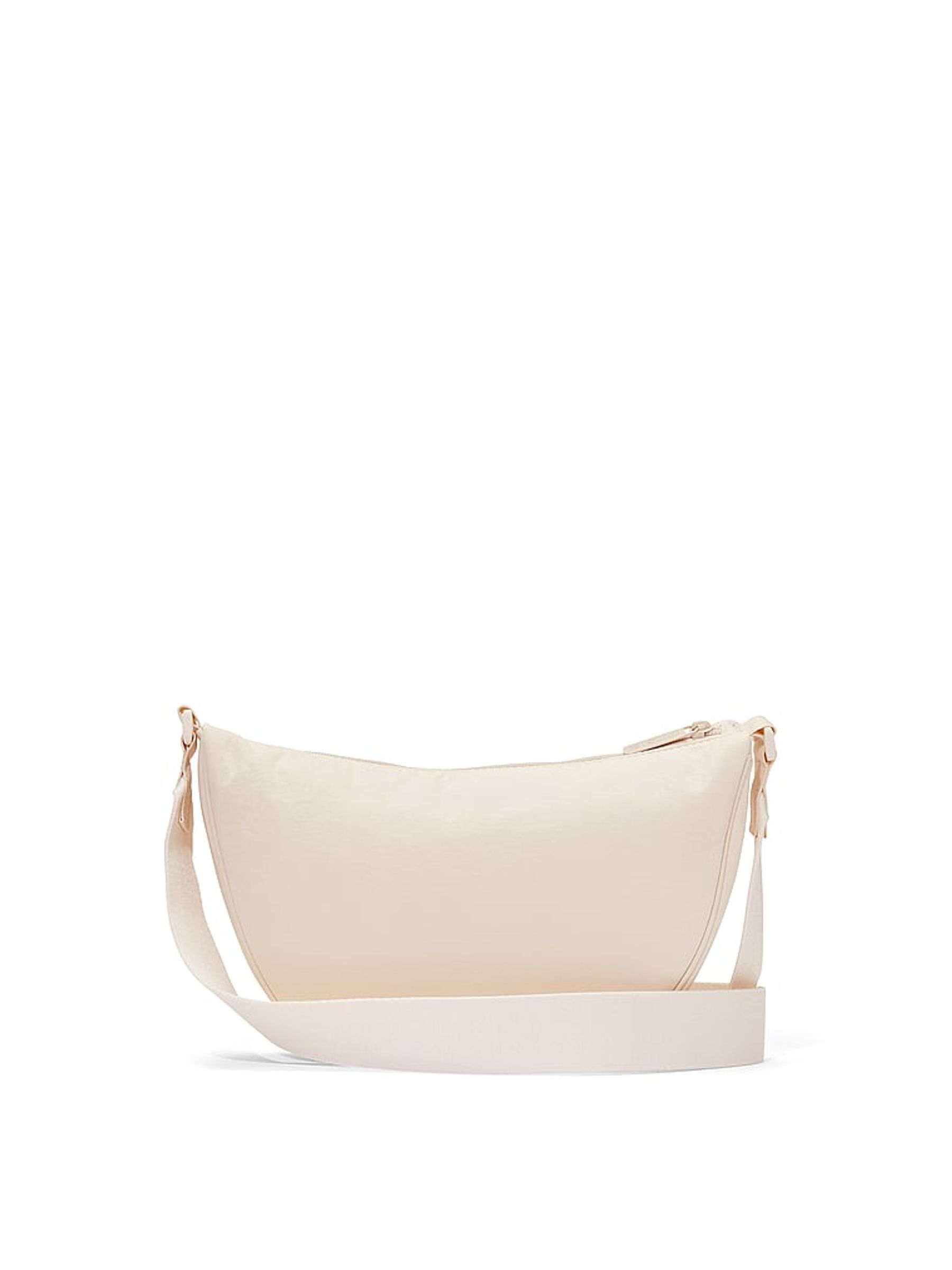 White Shell Crescent Crossbody Bag - Image 2 of 4