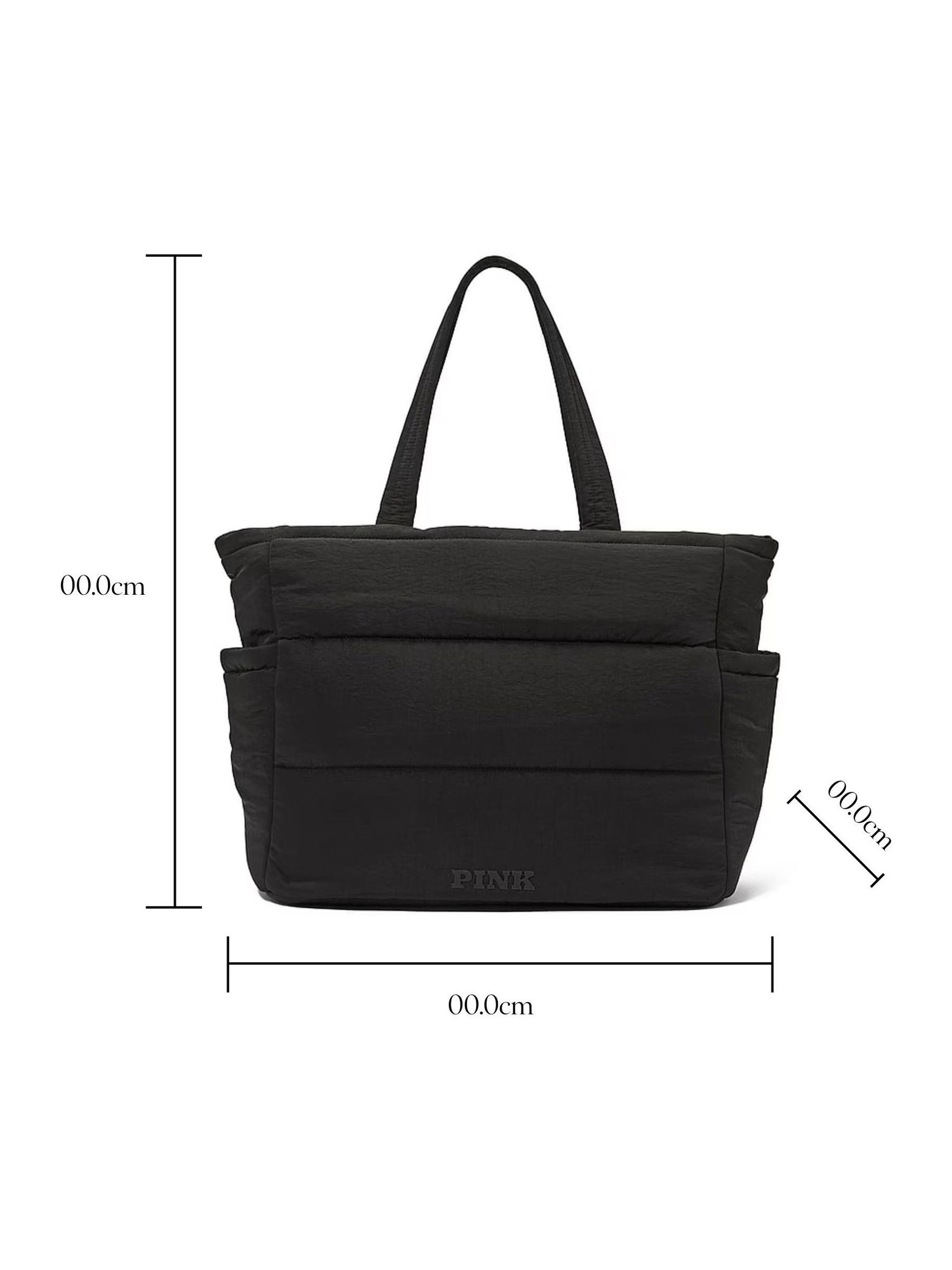 Black Puffer Tote Bag - Image 4 of 4