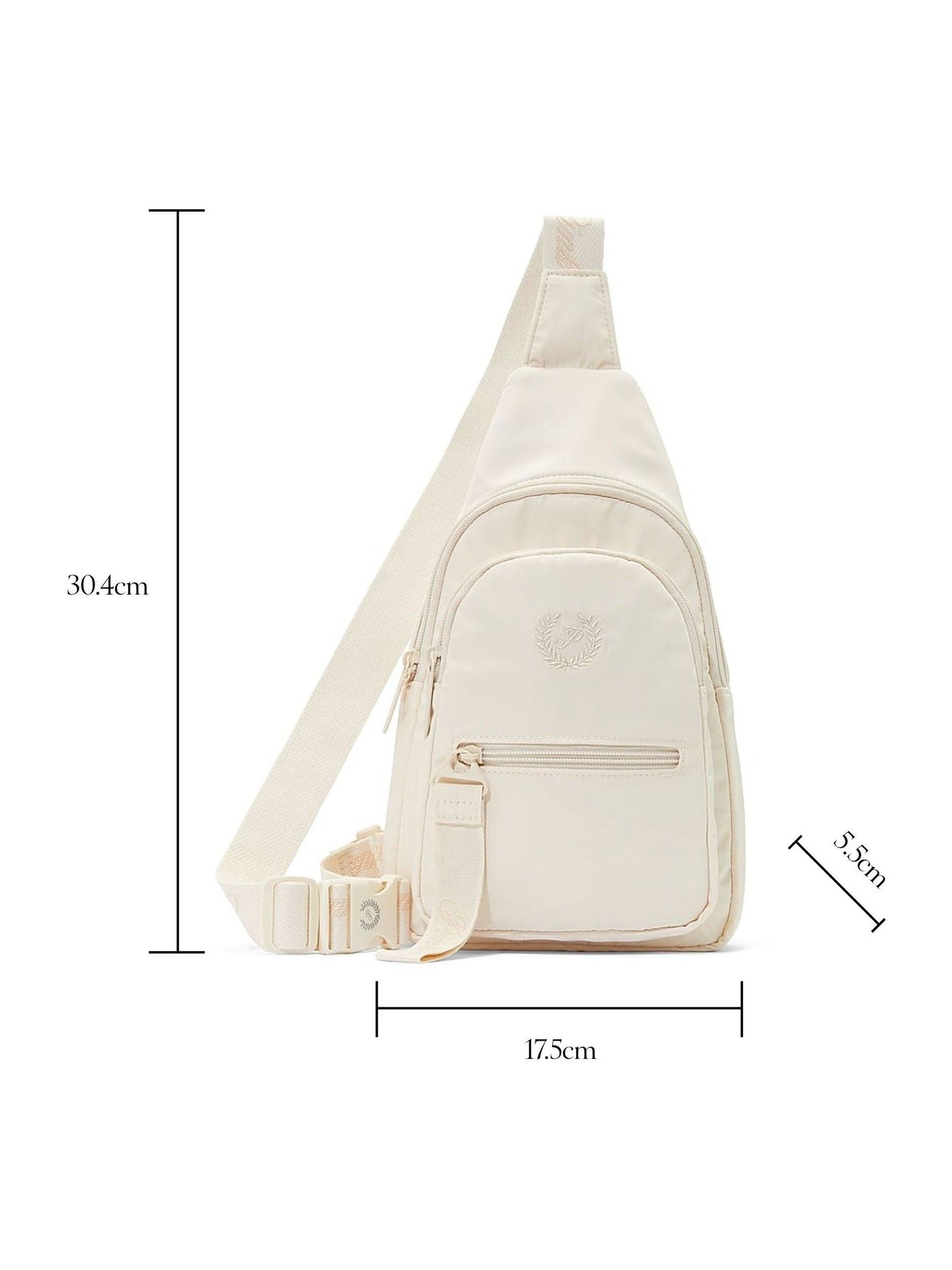 White Shell Sling Bag - Image 5 of 5