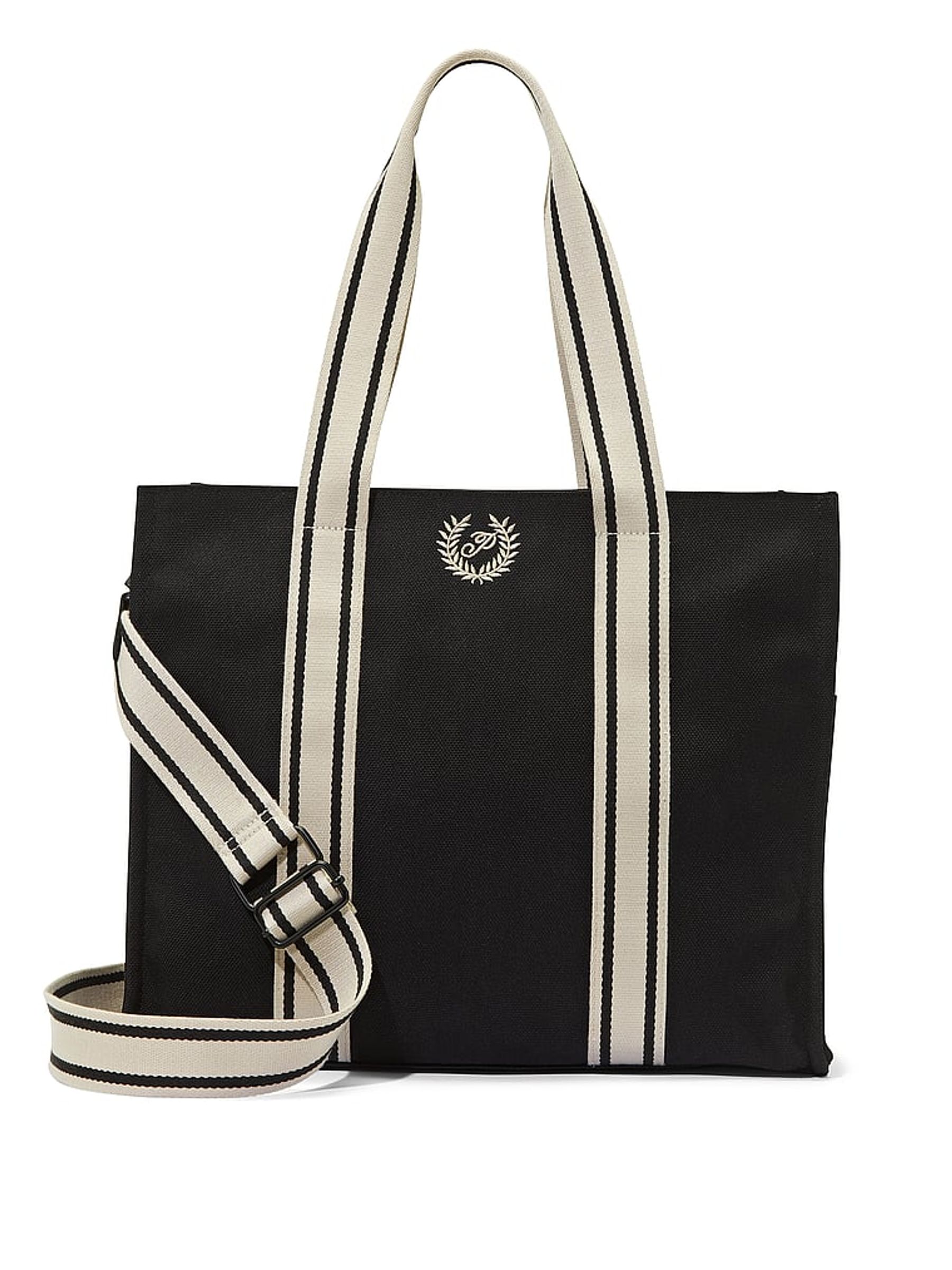 Black Large Canvas Tote Bag - Image 1 of 1