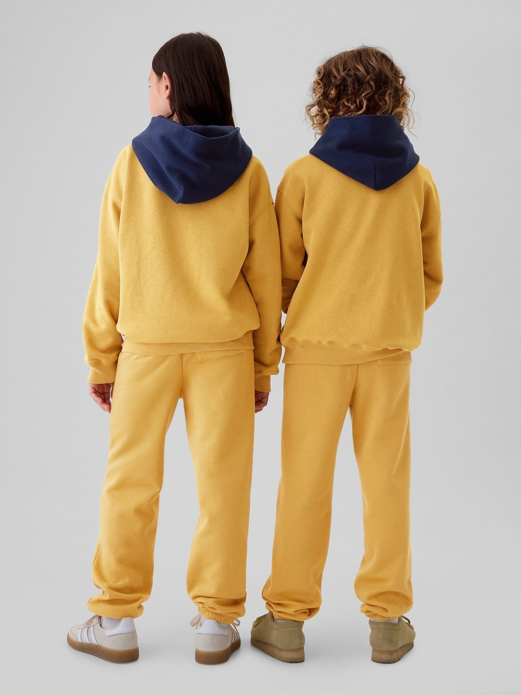 Yellow Vintage Soft Fleece-Lined Joggers (4-13yrs) - Image 2 of 5