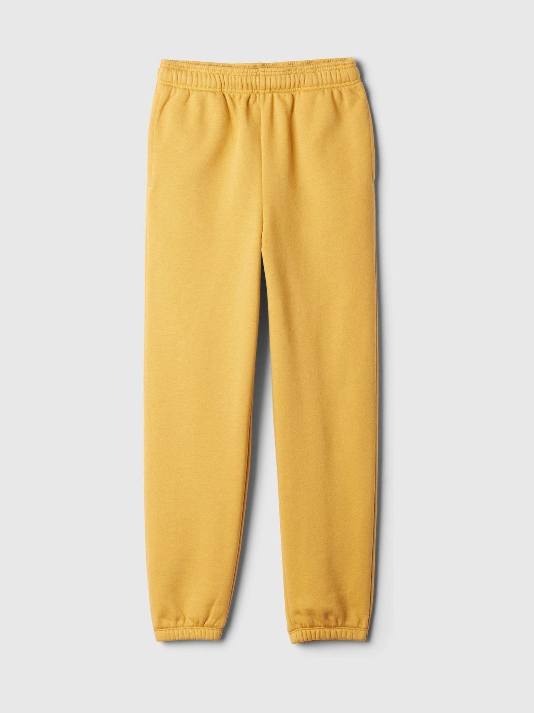 Yellow Vintage Soft Fleece-Lined Joggers (4-13yrs) - Image 5 of 5
