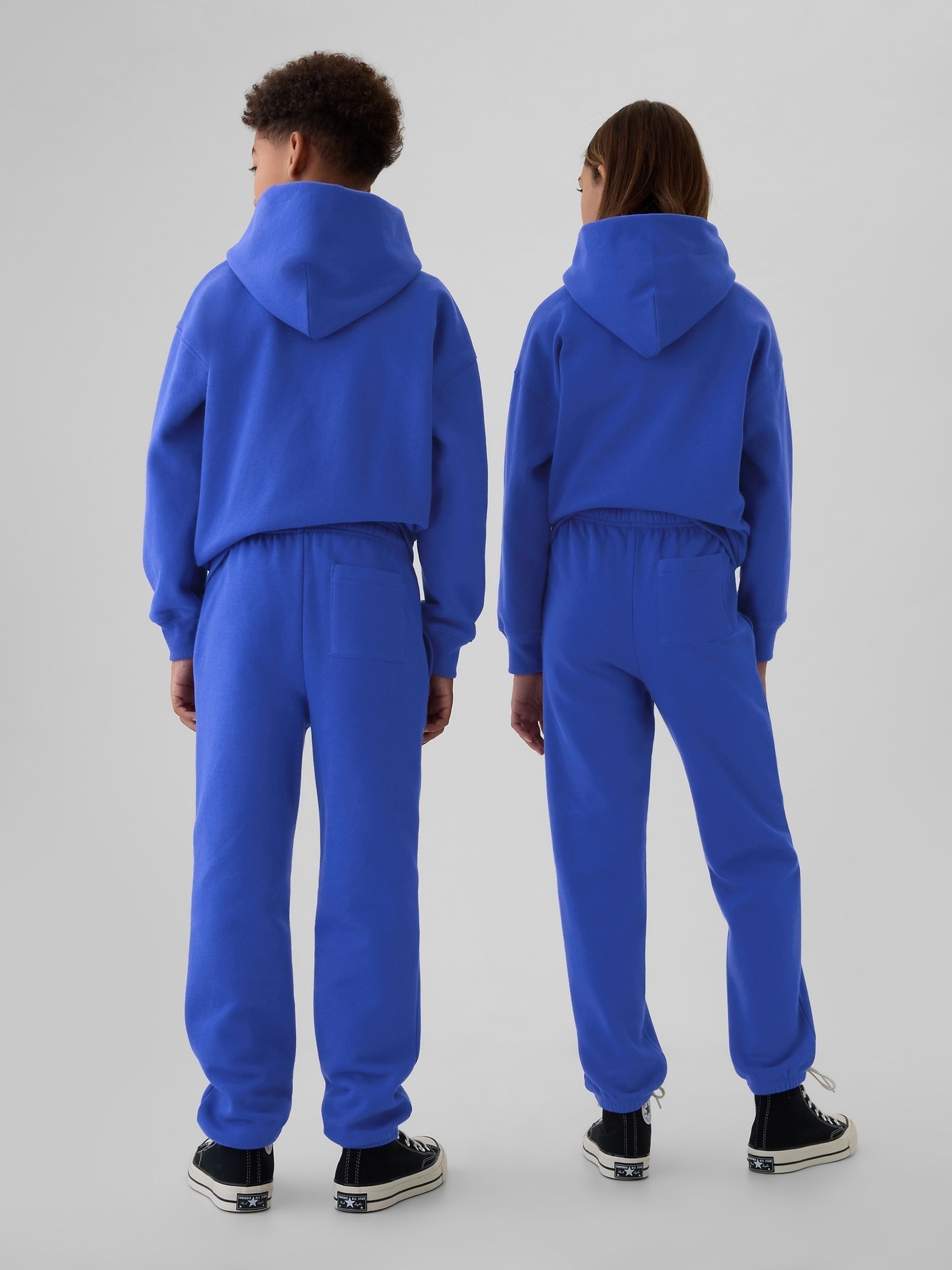 Blue Vintage Soft Fleece-Lined Joggers (4-13yrs) - Image 2 of 5