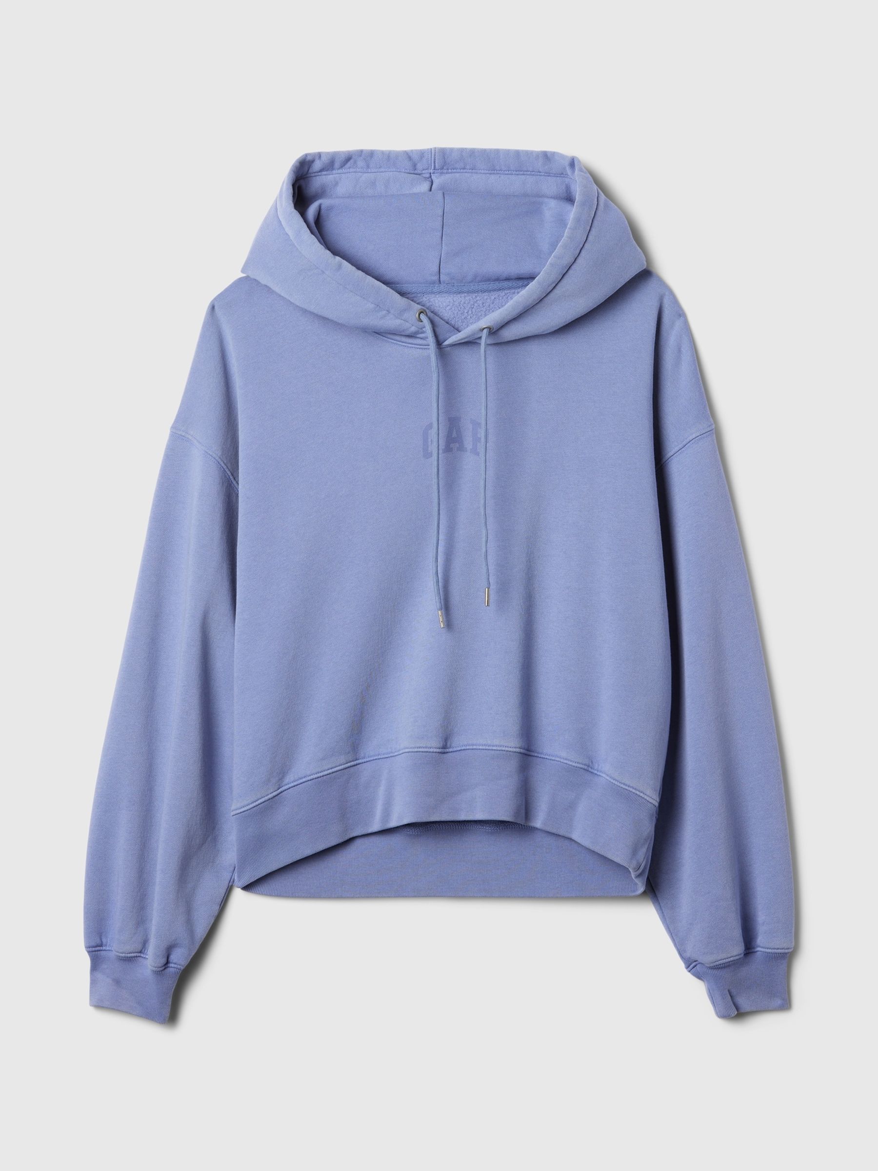 Blue Vintage Logo Soft Hoodie - Image 4 of 5
