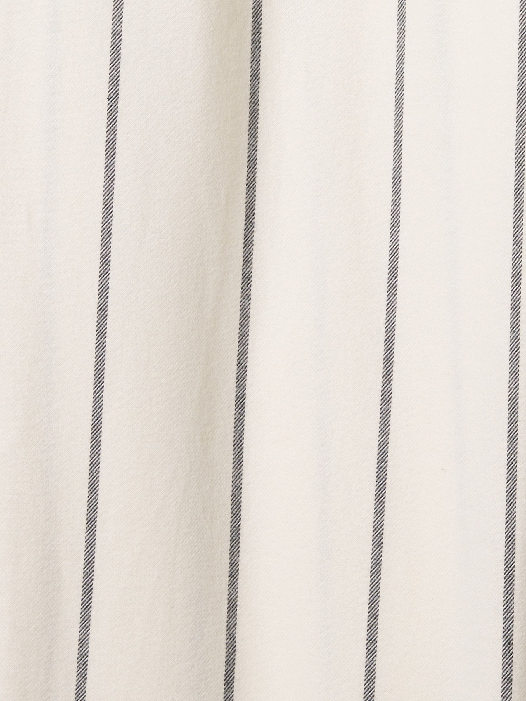 Cream 100% Cotton Pinstripe Pyjama Bottoms - Image 5 of 5