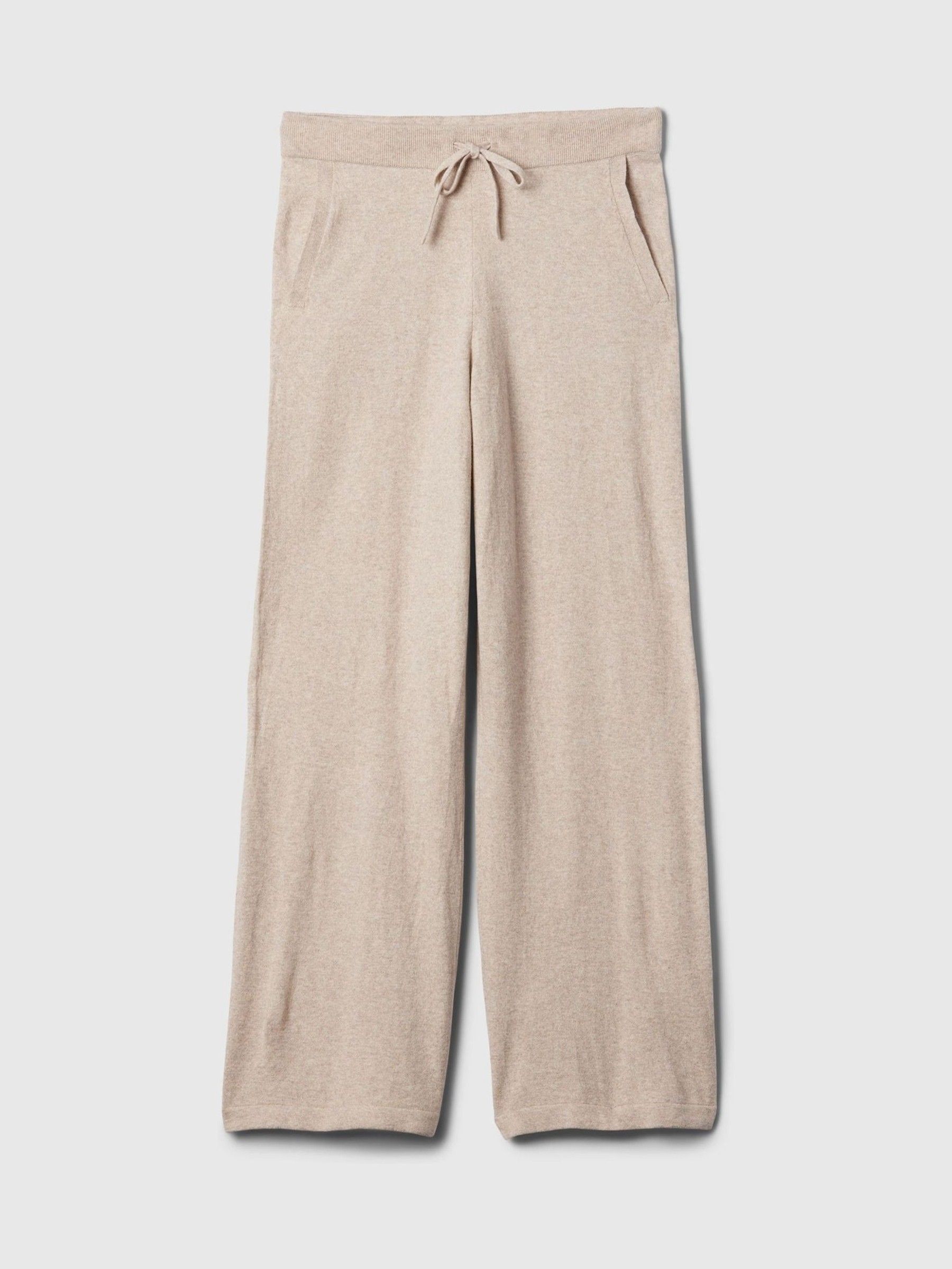 Beige CashSoft Knitted Trousers - Image 5 of 5