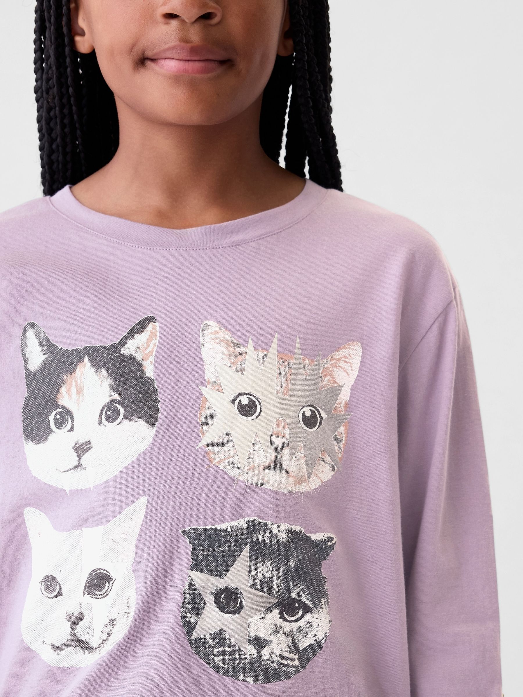 Purple Graphic T-Shirt (4-13yrs) - Image 3 of 4