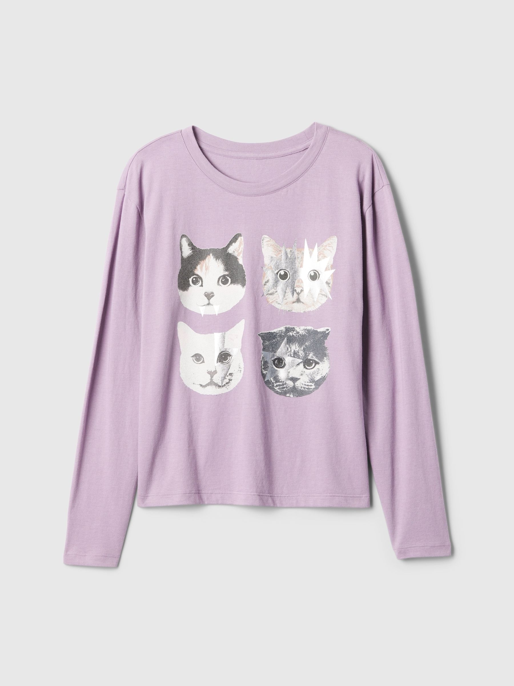 Purple Graphic T-Shirt (4-13yrs) - Image 4 of 4