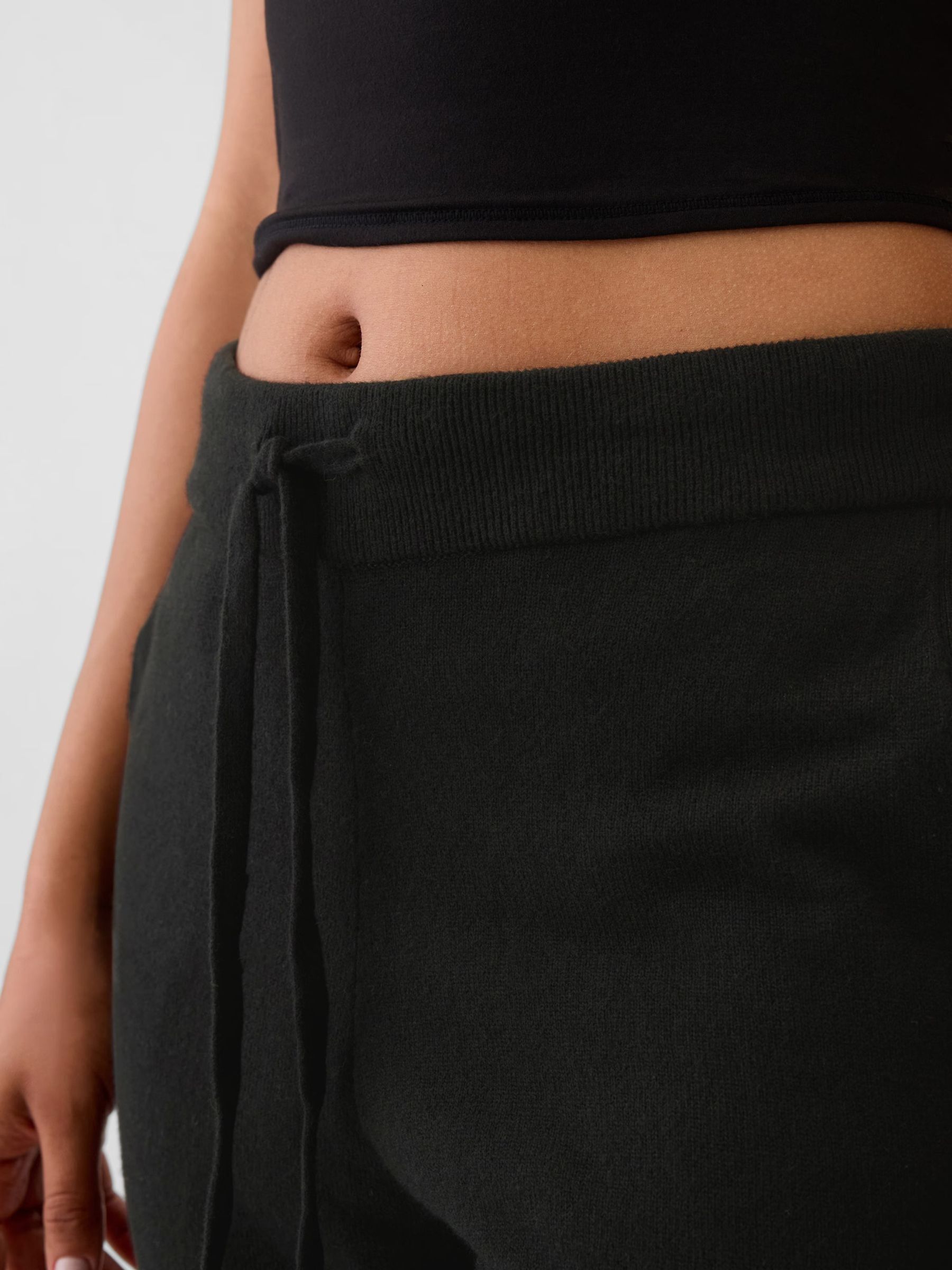 Black CashSoft Knitted Trousers - Image 5 of 6