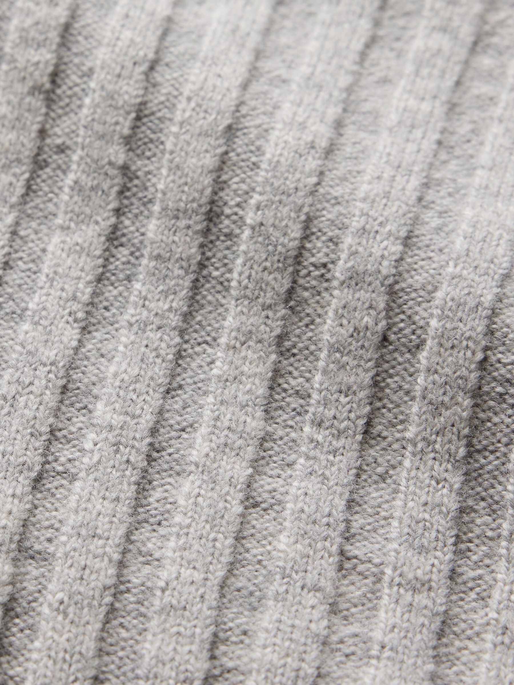 Grey CashSoft Rib Jumper Dress (6mths-5yrs) - Image 2 of 2
