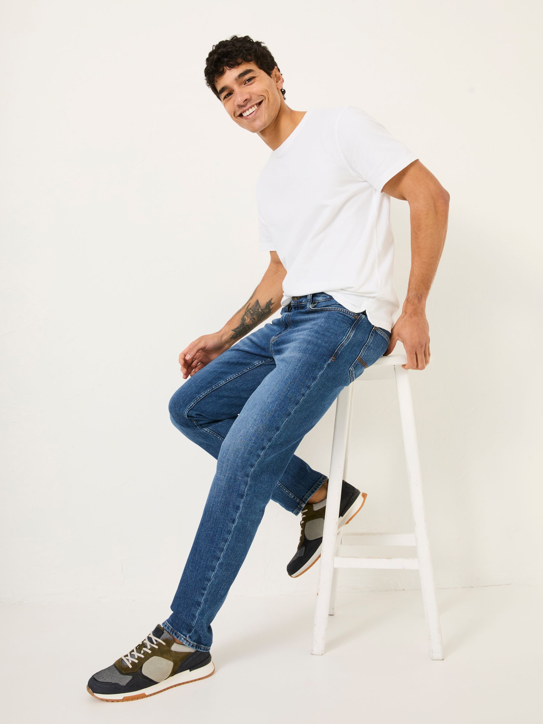 Blue Slim Fit Jeans - Image 3 of 6