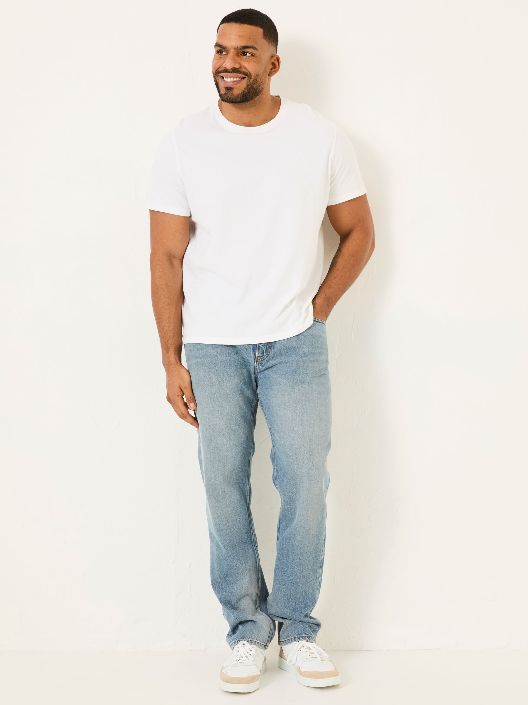 Light Vintage Blue Straight Fit Jeans - Image 1 of 5