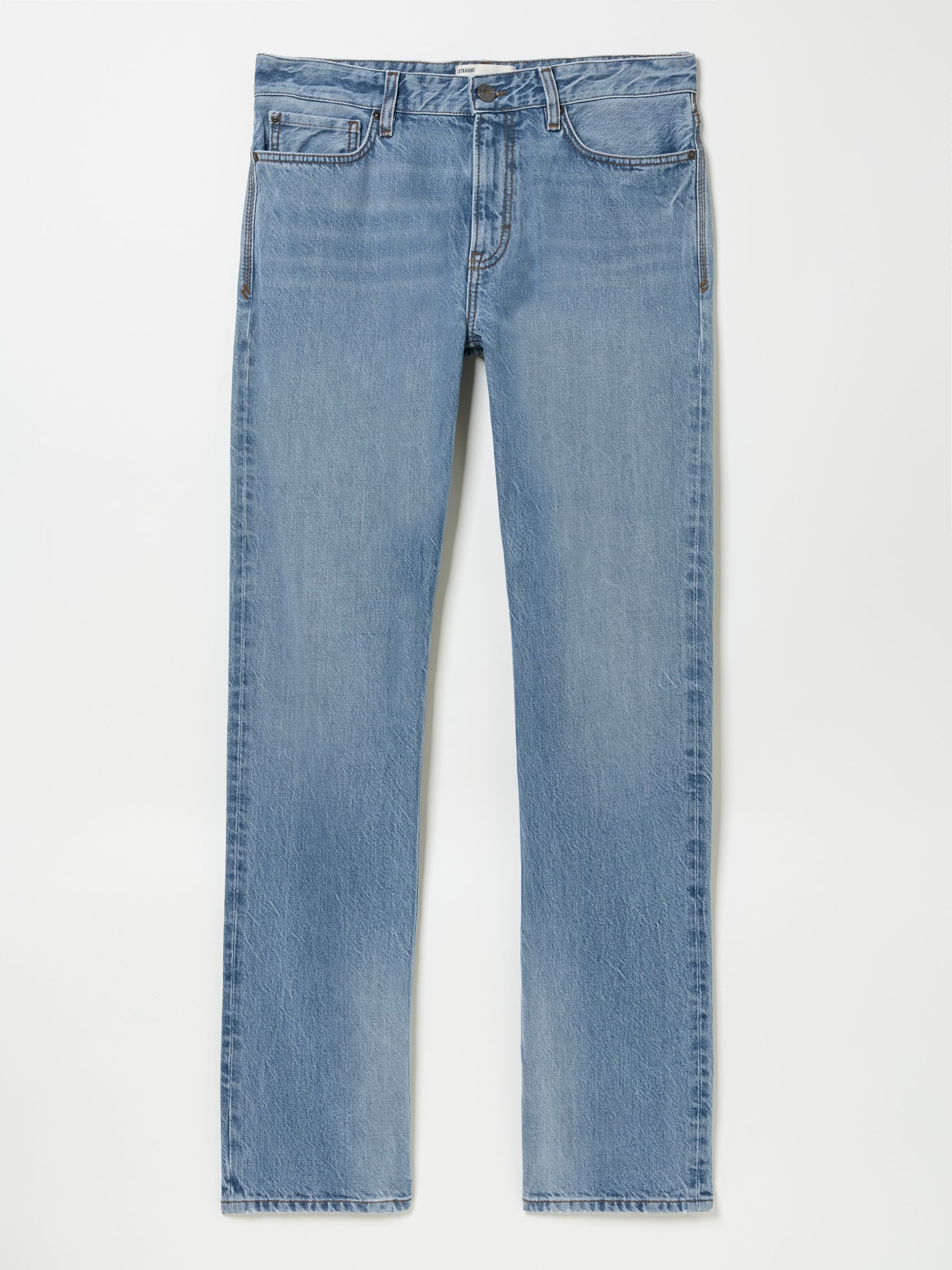Light Vintage Blue Straight Fit Jeans - Image 5 of 5