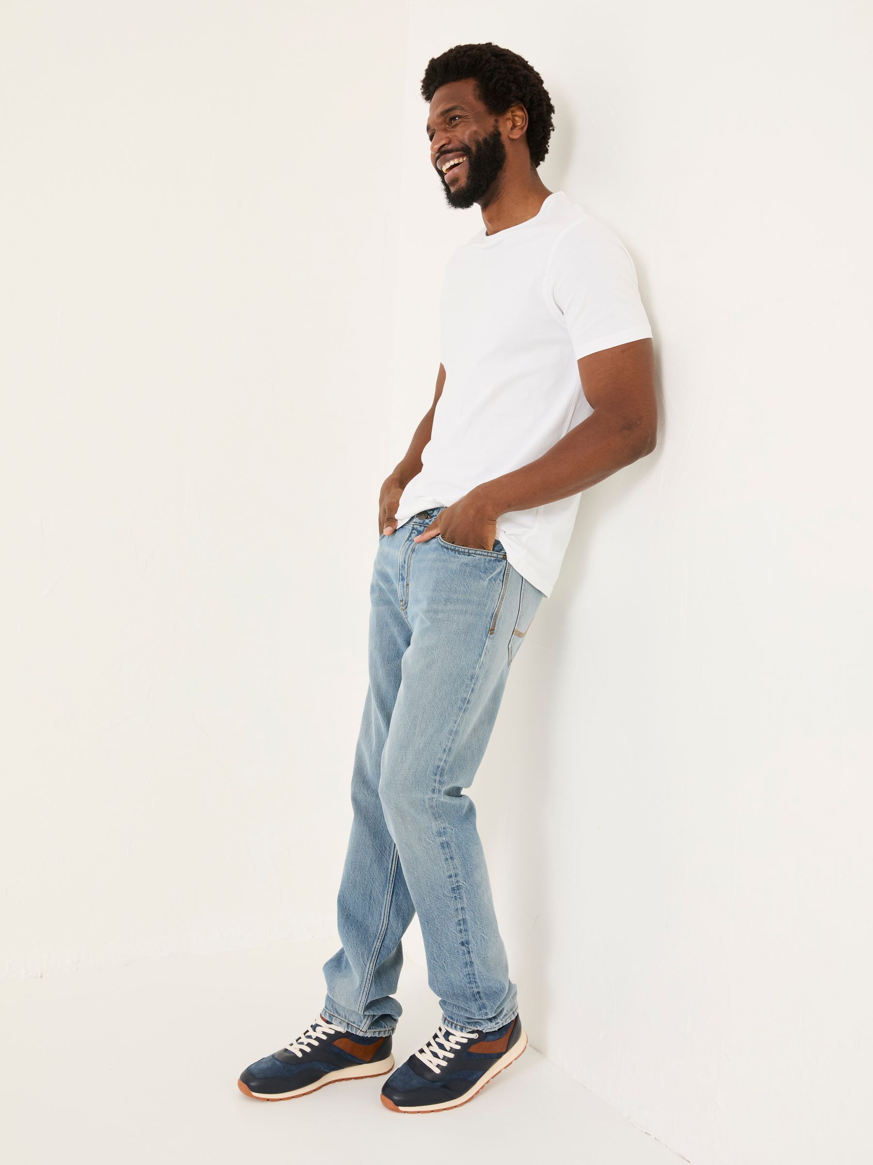 Light Vintage Blue Straight Fit Jeans - Image 6 of 6