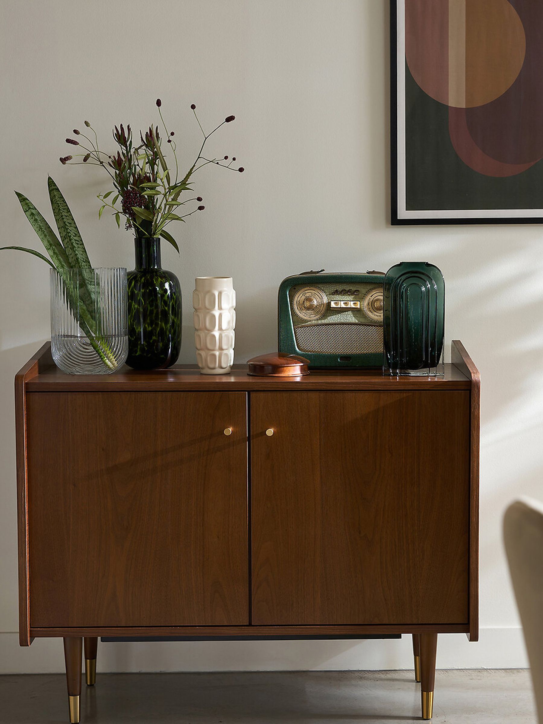 La Redoute Intérieurs Walnut Ronda Vintage Sideboard - Image 1 of 6 La Redoute Intérieurs Walnut Ronda Vintage Sideboard - Image 1 of 6