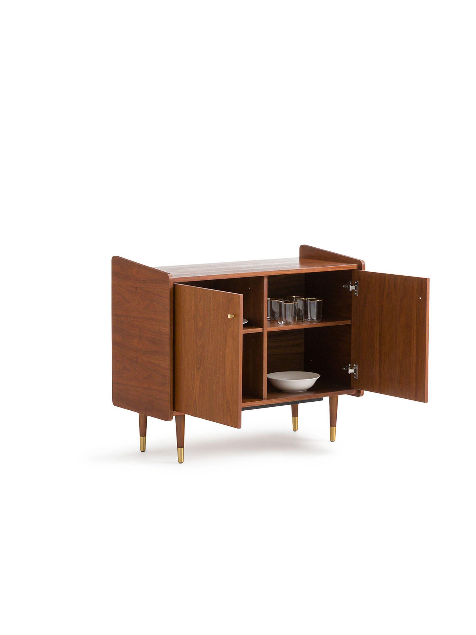 La Redoute Intérieurs Walnut Ronda Vintage Sideboard - Image 4 of 6