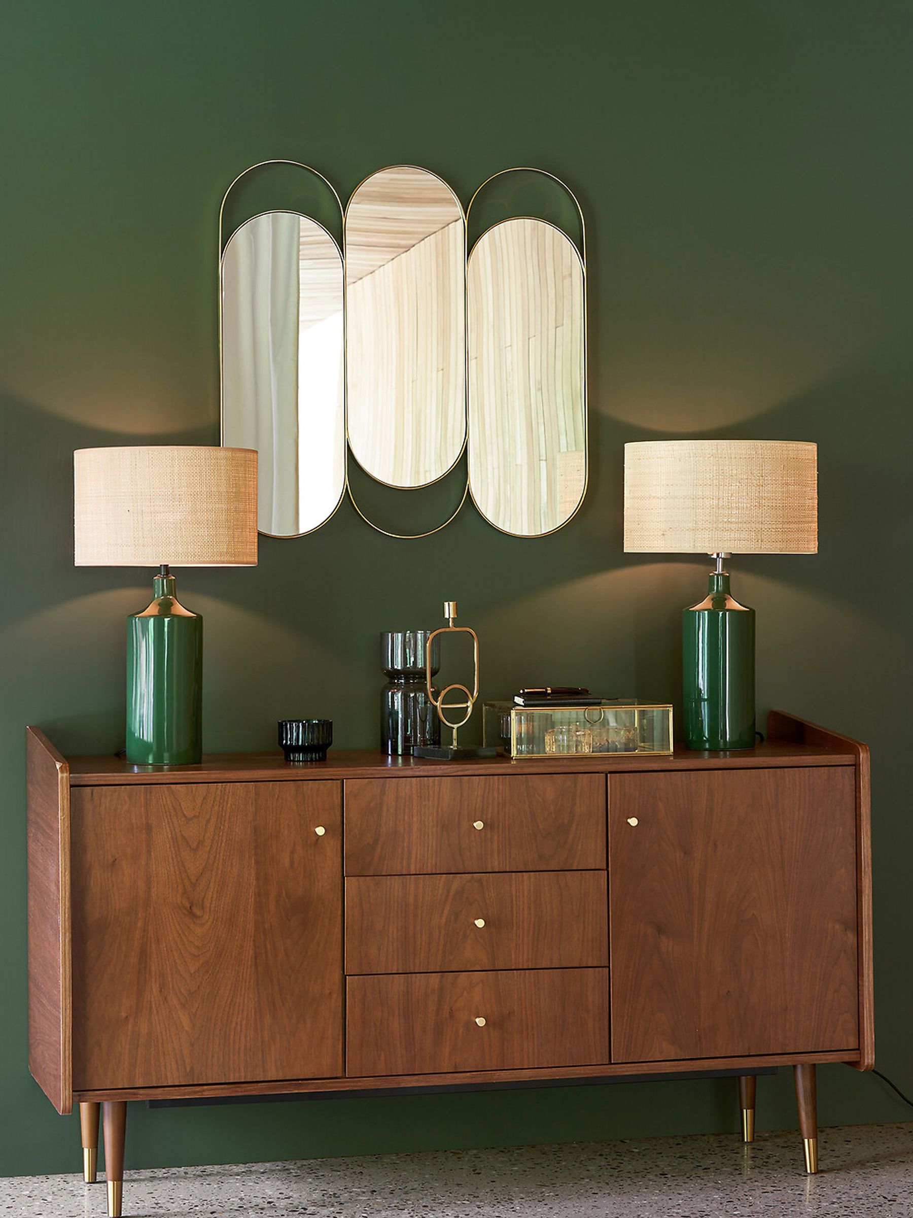 La Redoute Intérieurs Walnut Ronda Vintage Sideboard - Image 1 of 6 La Redoute Intérieurs Walnut Ronda Vintage Sideboard - Image 1 of 6