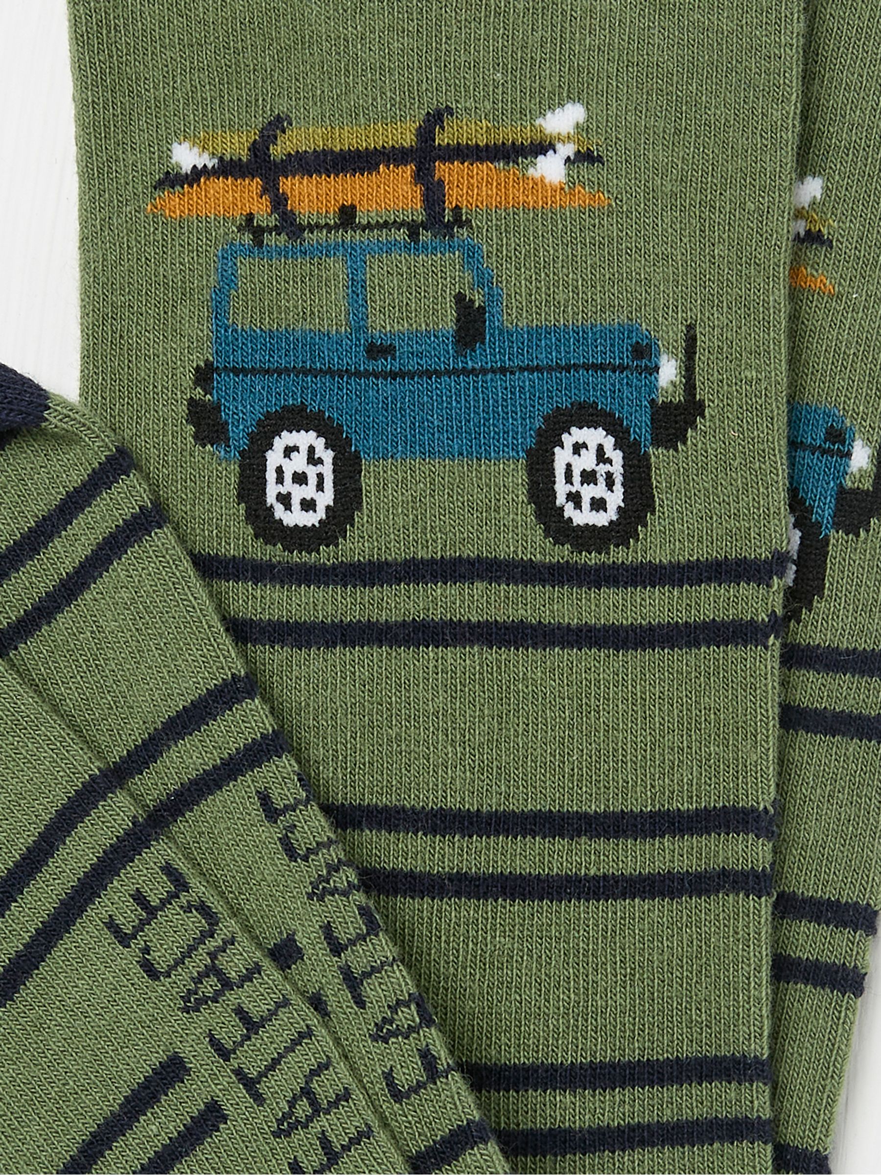 Green Men's Off Roader Socks - Image 2 of 2