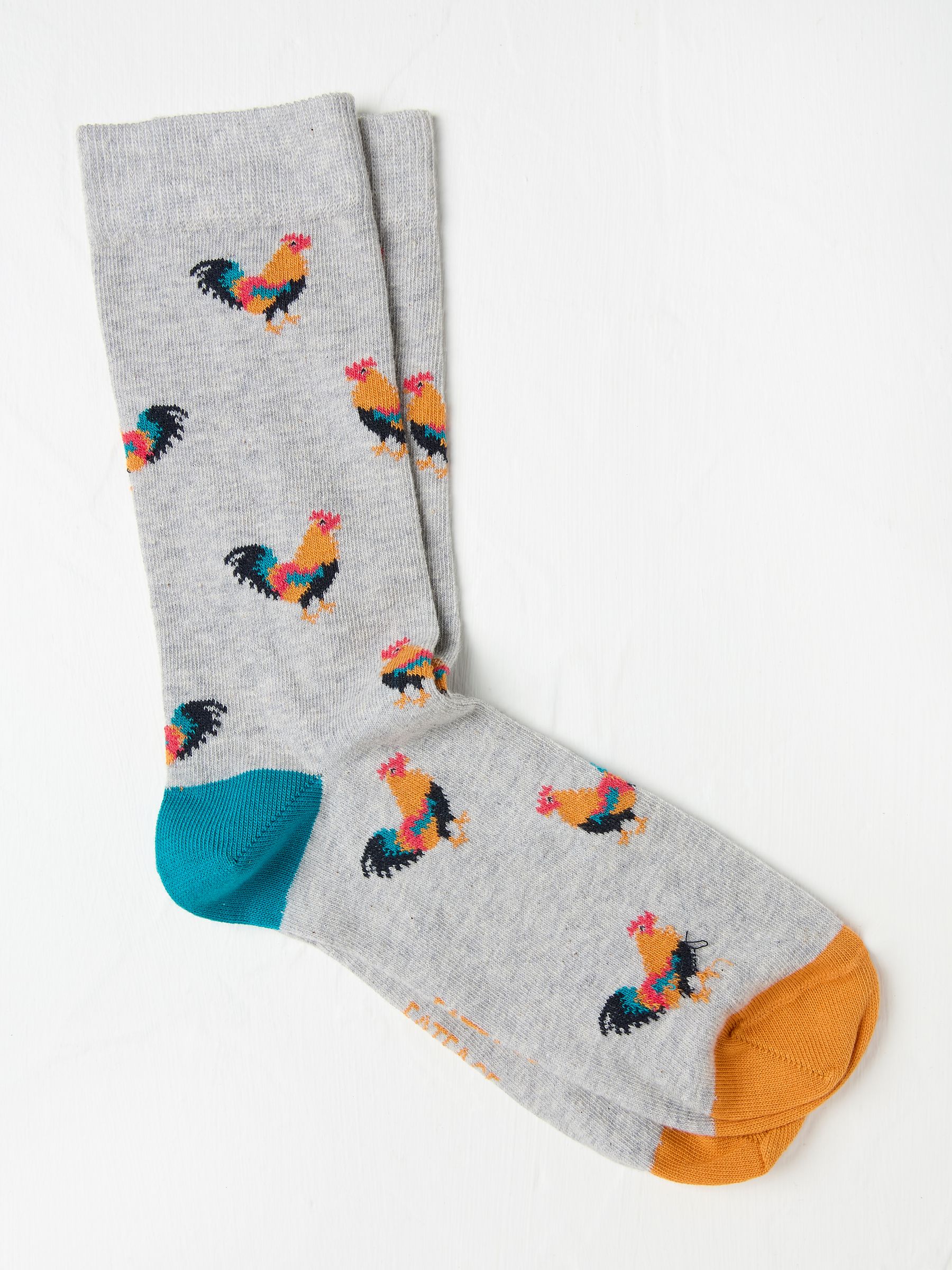 Grey Rooster Men's Socks - Image 1 of 2