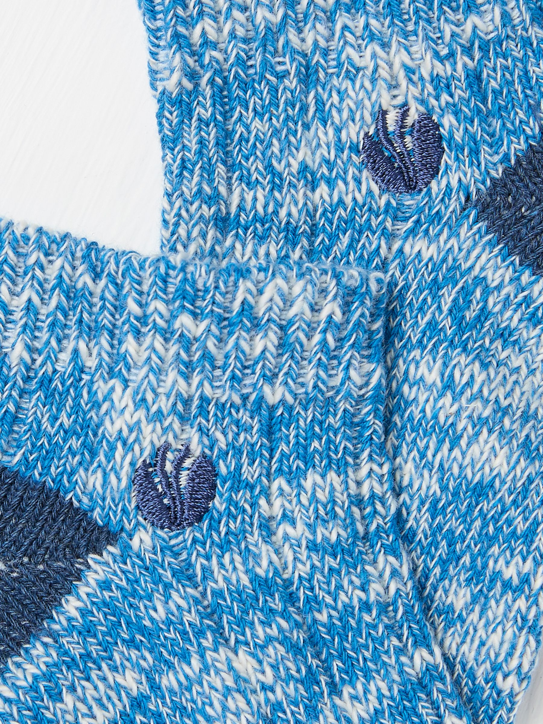 Blue Trainer Socks - Image 2 of 2 Blue Trainer Socks - Image 2 of 2