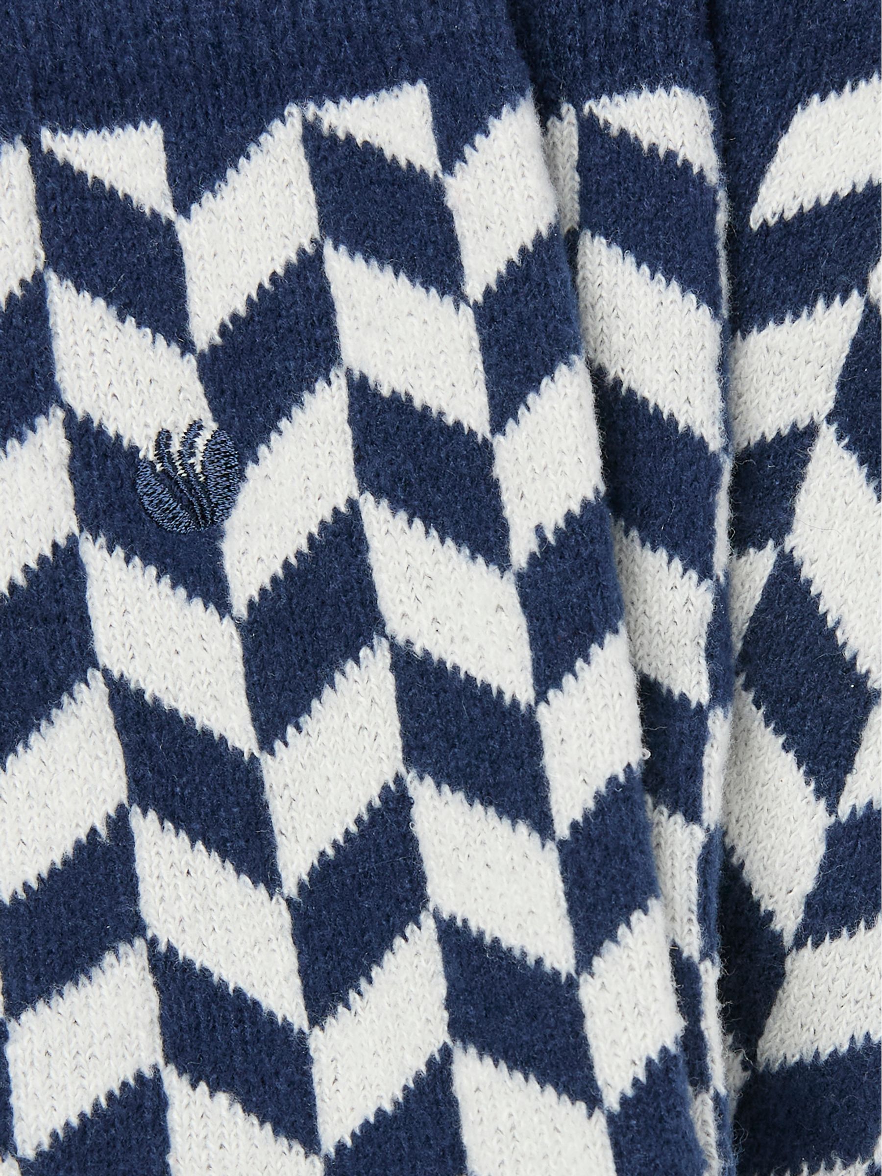 Navy Cosy Chevron Socks - Image 2 of 2