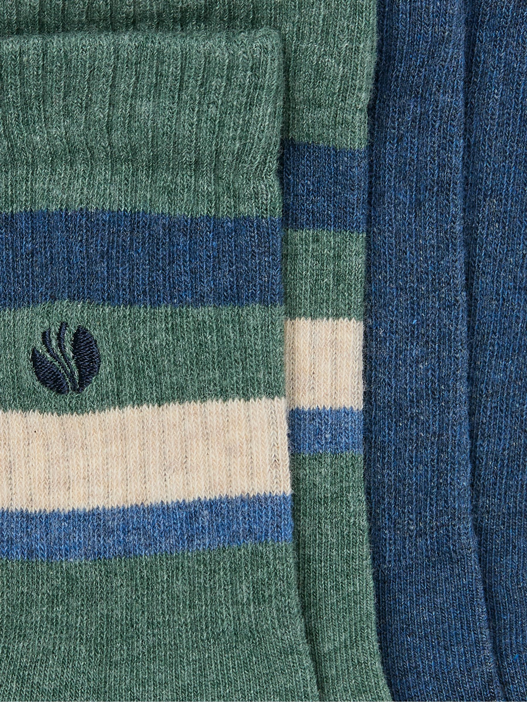 Green 2 Pairs of Sport Socks - Image 2 of 2