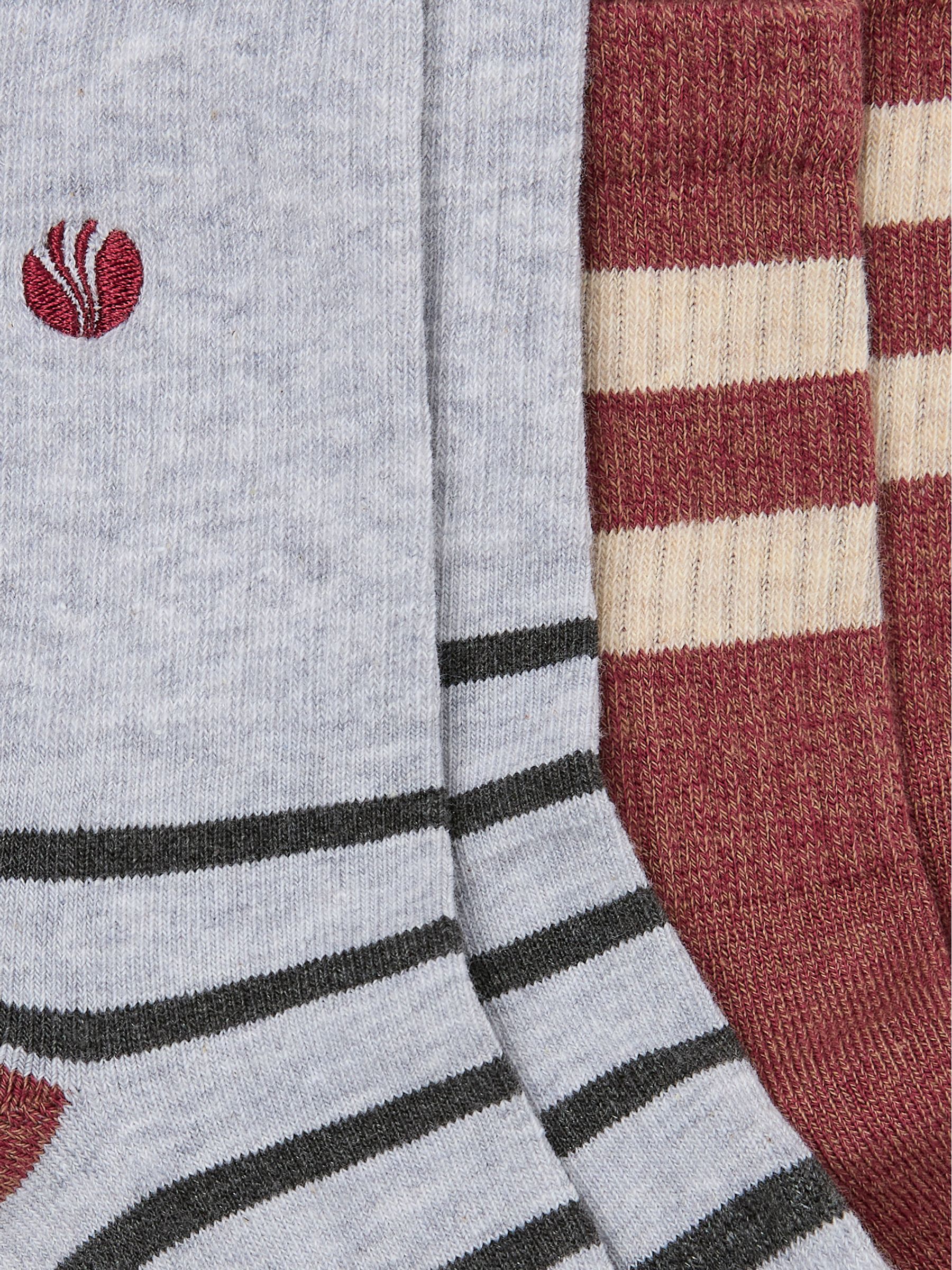 Brown 2 Pairs of Sport Socks - Image 2 of 2