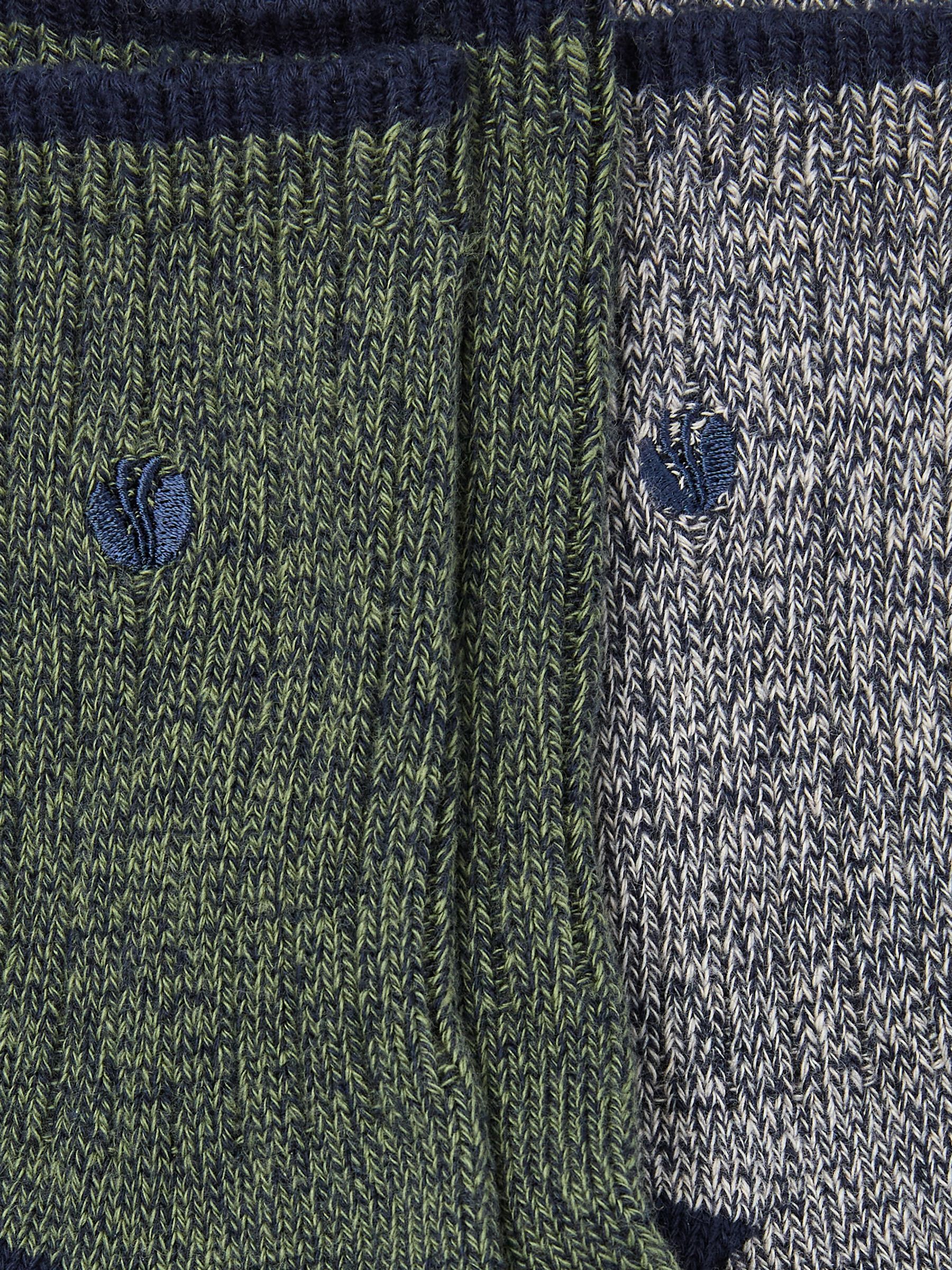 Green 2 Pairs of Ankle Boots Socks - Image 2 of 2 Green 2 Pairs of Ankle Boots Socks - Image 2 of 2