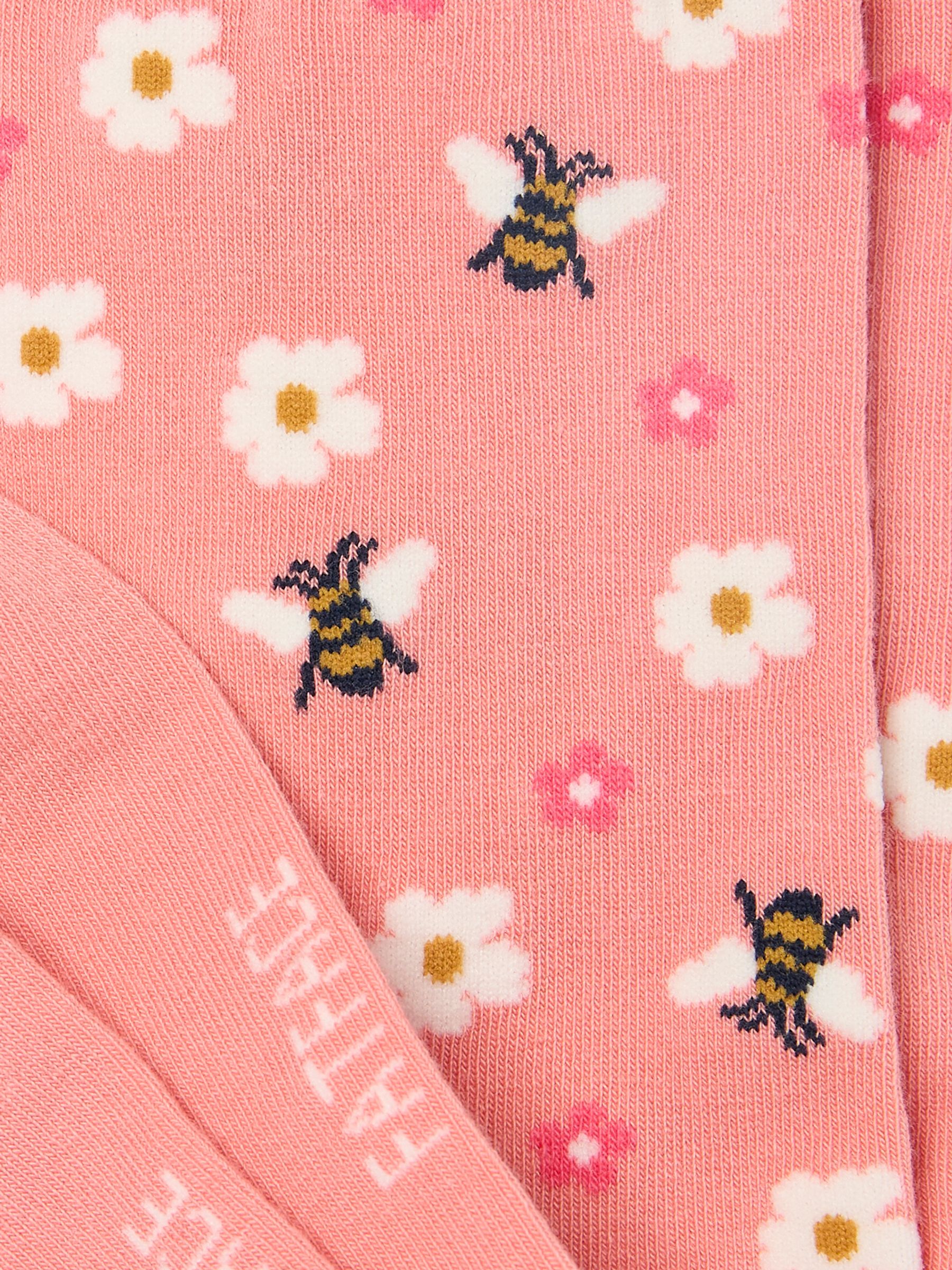 Pink Daisy Bee Women's Socks - Image 2 of 2