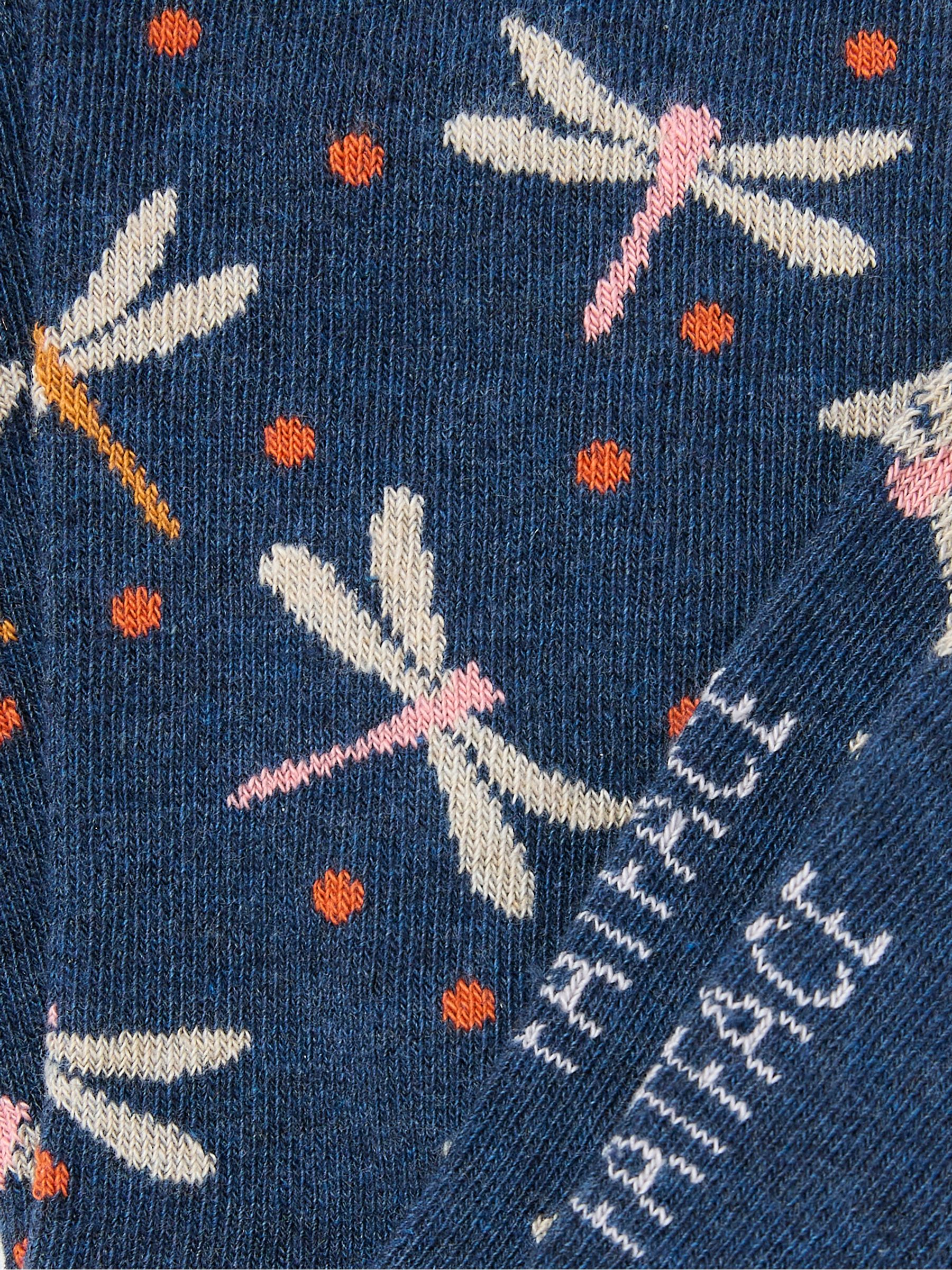 Navy Blue Dragonfly Women's Socks - Image 2 of 2
