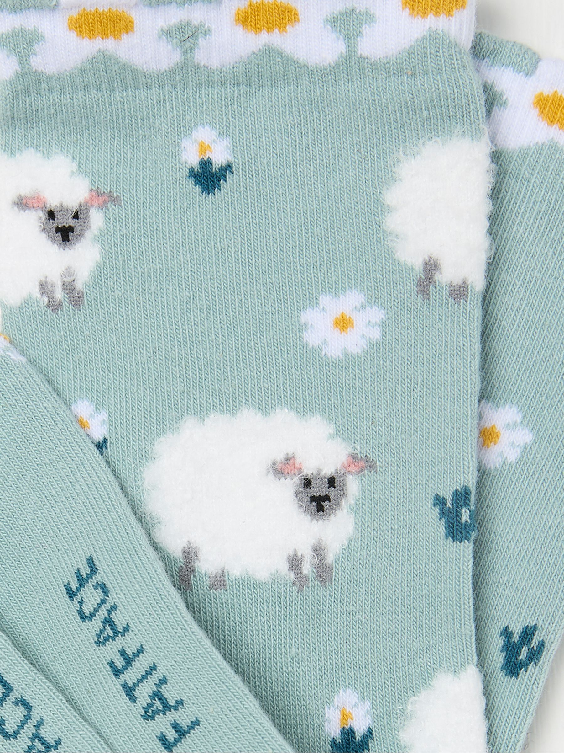 Green Sheep Sheep Socks - Image 2 of 2 Green Sheep Sheep Socks - Image 2 of 2