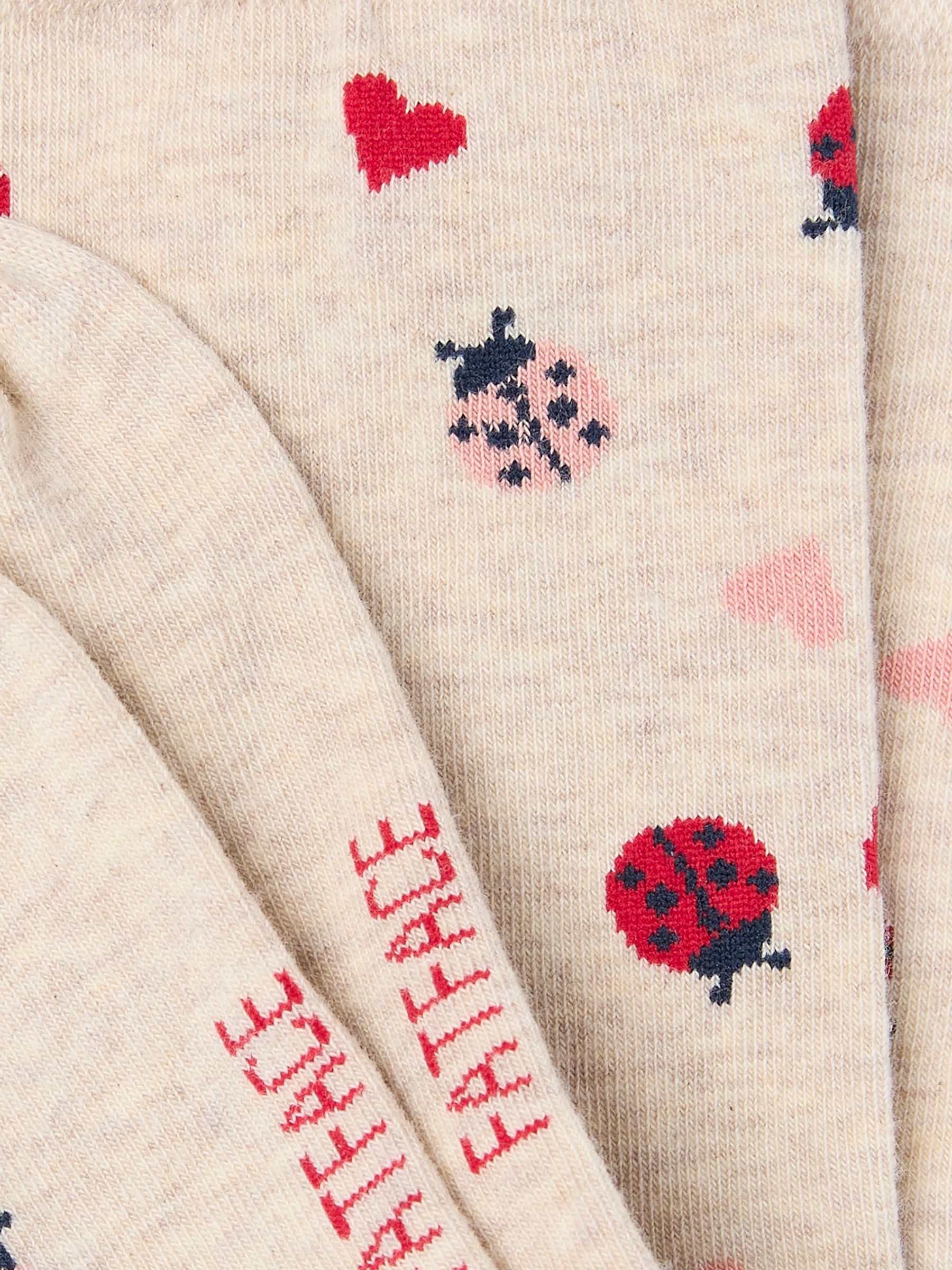 Natural Ladybird Women's Socks - Image 2 of 2 Natural Ladybird Women's Socks - Image 2 of 2