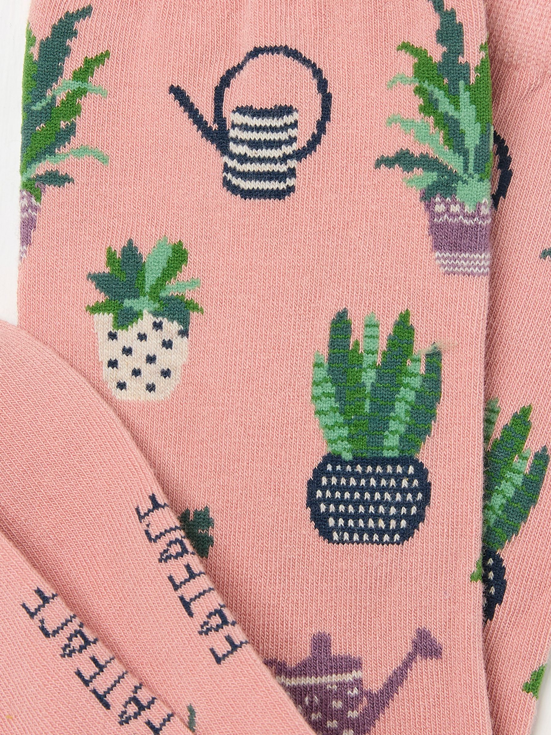 Pink House Plant Socks - Image 2 of 2