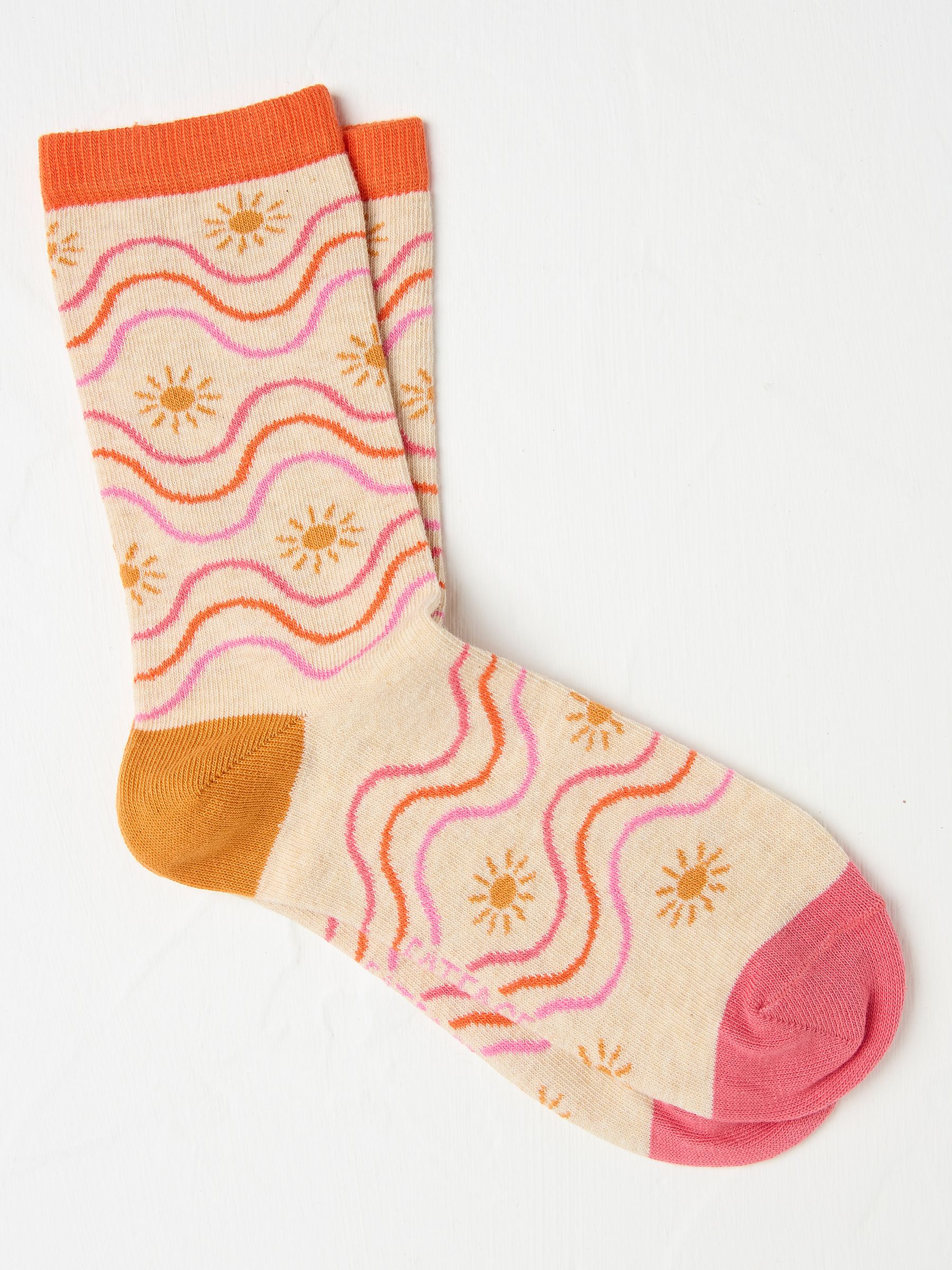 Oatmeal Sunshine Socks - Image 1 of 2